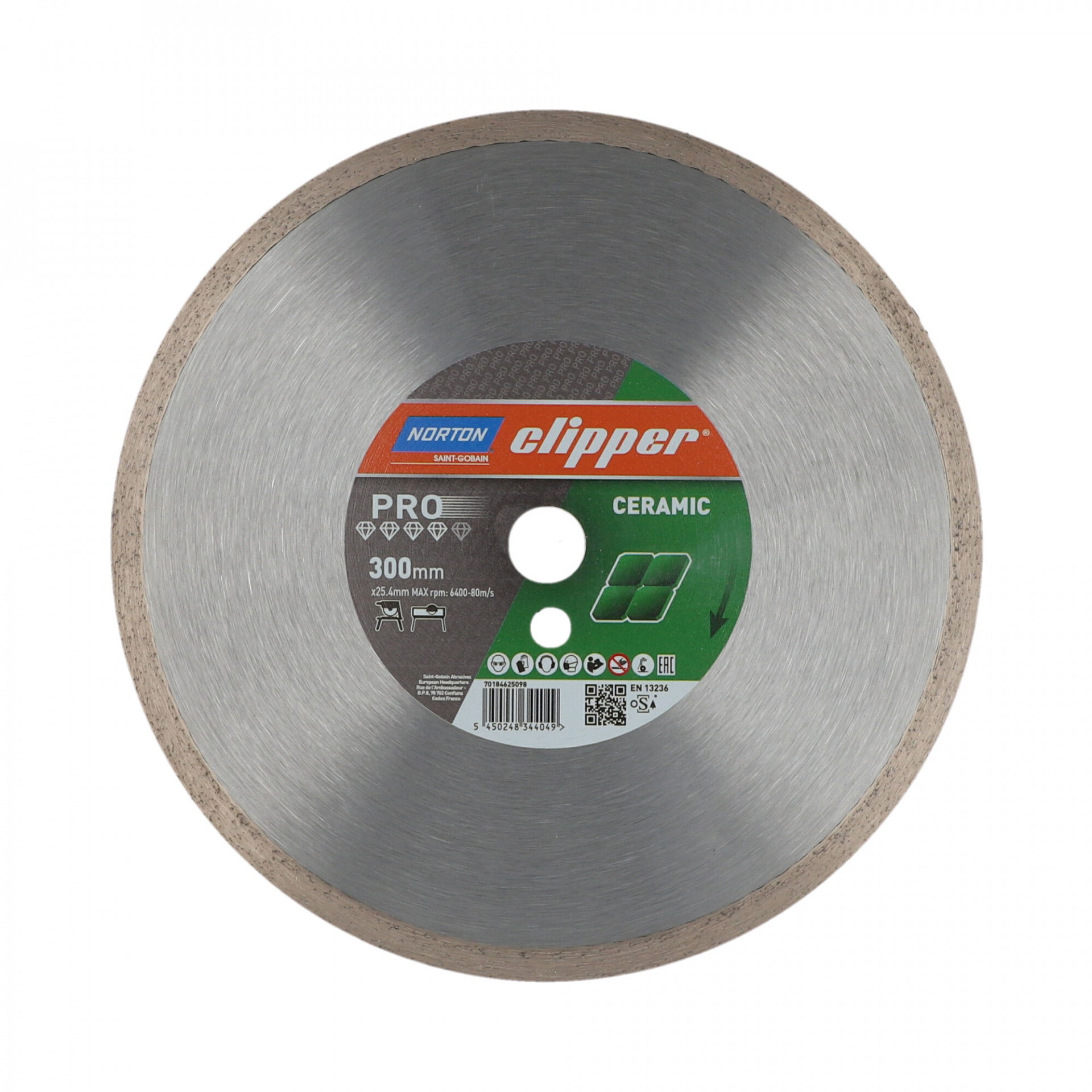 Norton Clipper Pro Ceramic gyémánt vágókorong Ø300x25,4 mm termék fő termékképe