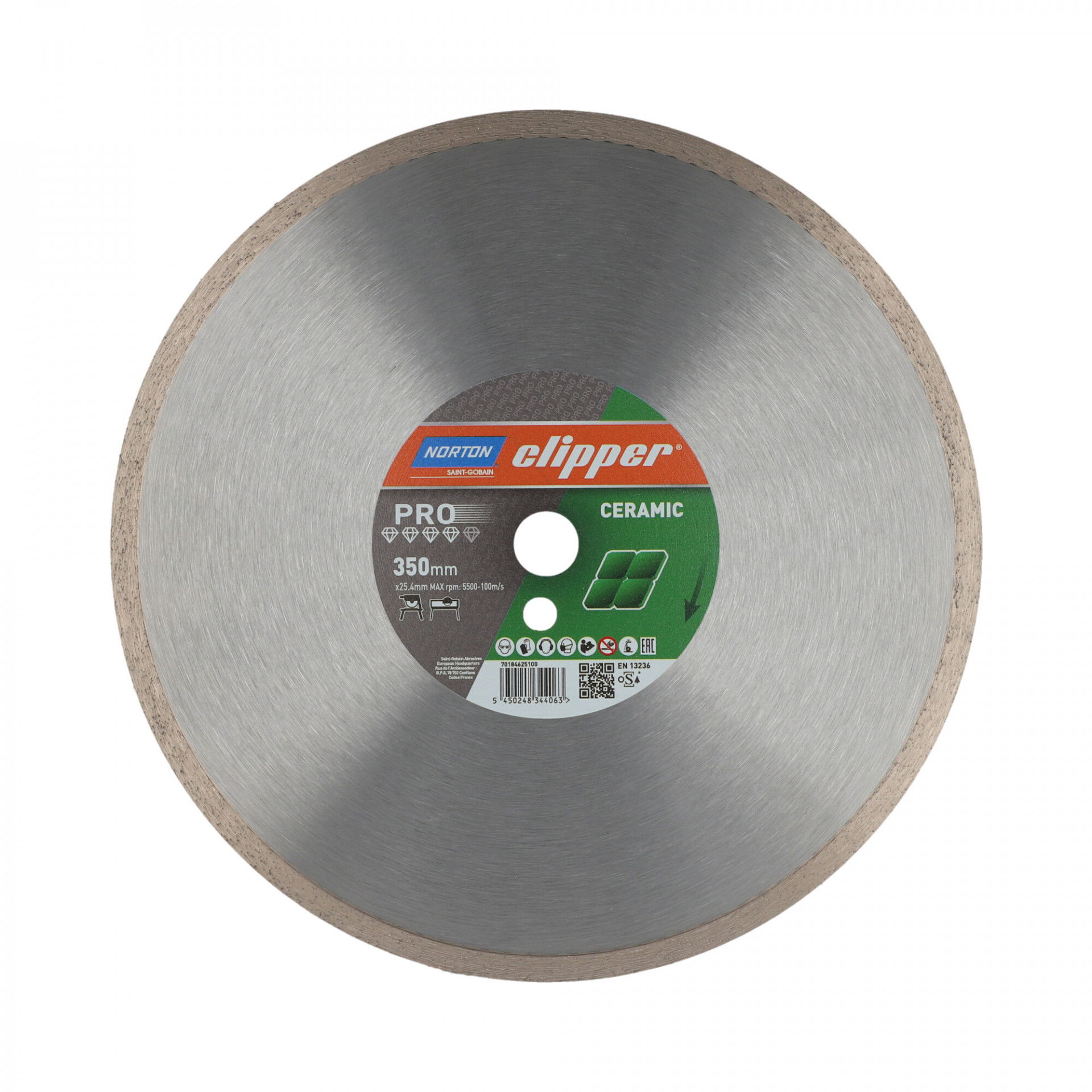 Norton Clipper Pro Ceramic gyémánt vágókorong Ø350x25,4 mm termék fő termékképe