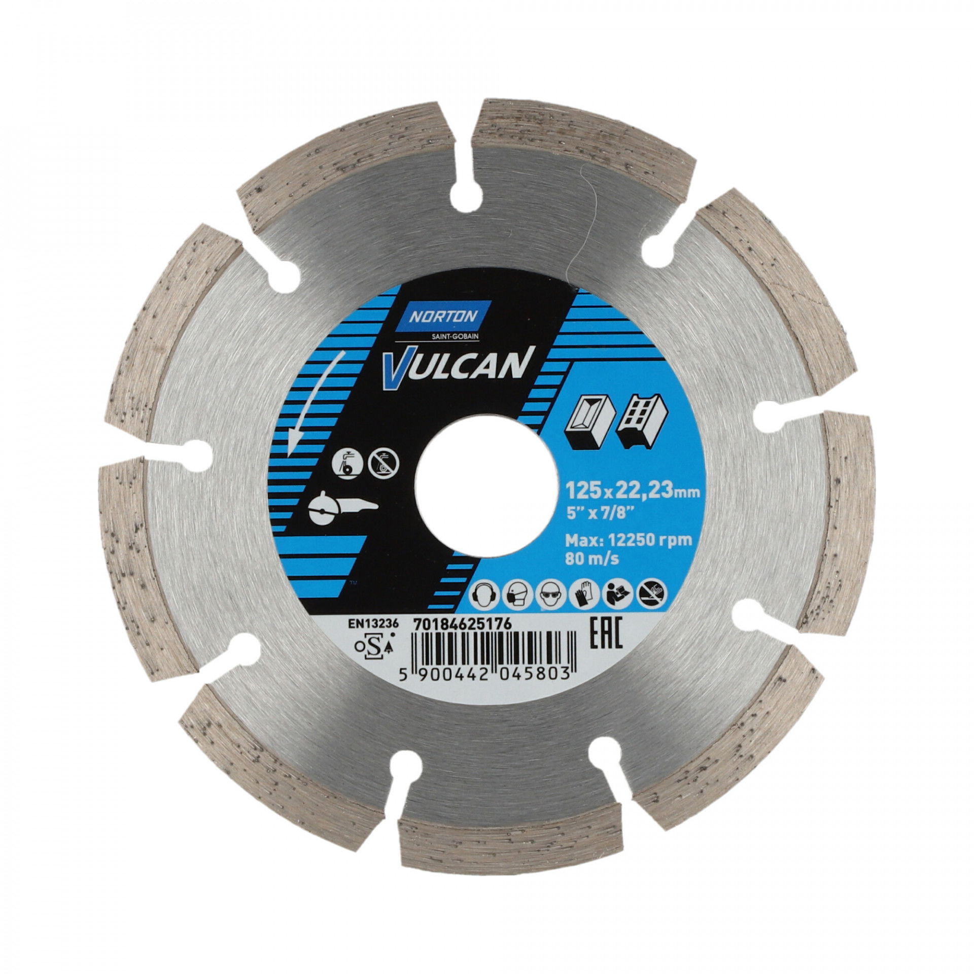 Norton Vulcan Universal gyémánt vágókorong Ø125x22,23 mm termék fő termékképe