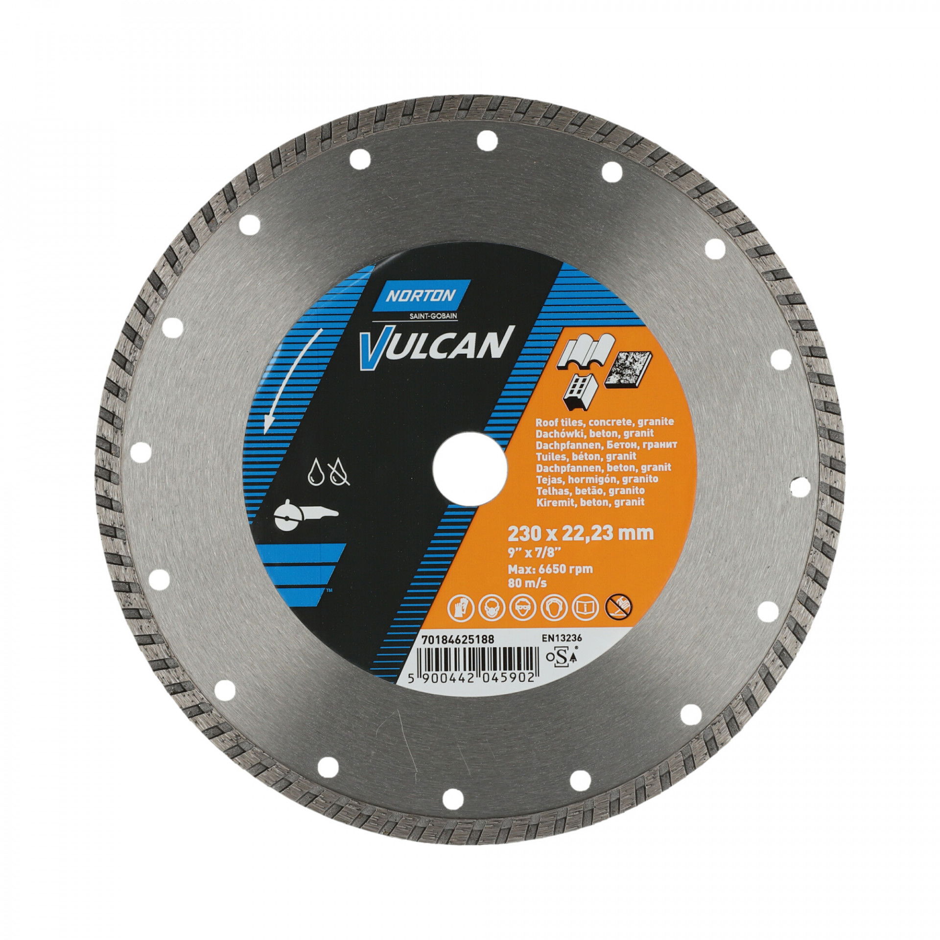 Norton Vulcan Jet gyémánt vágókorong Ø230x22,23 mm termék fő termékképe