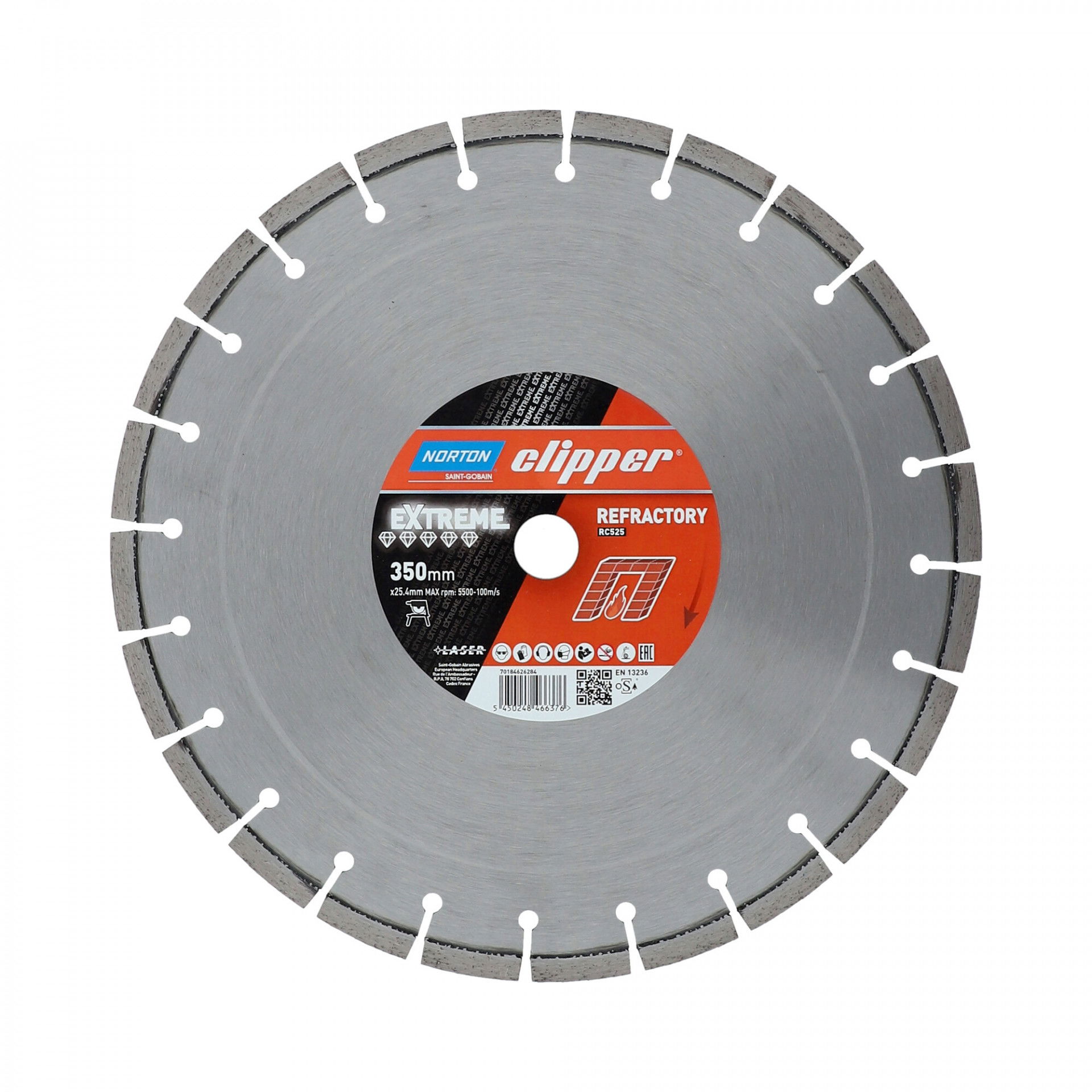 Norton Clipper Extreme RC525 gyémánt vágókorong Ø500x25,4 mm termék fő termékképe