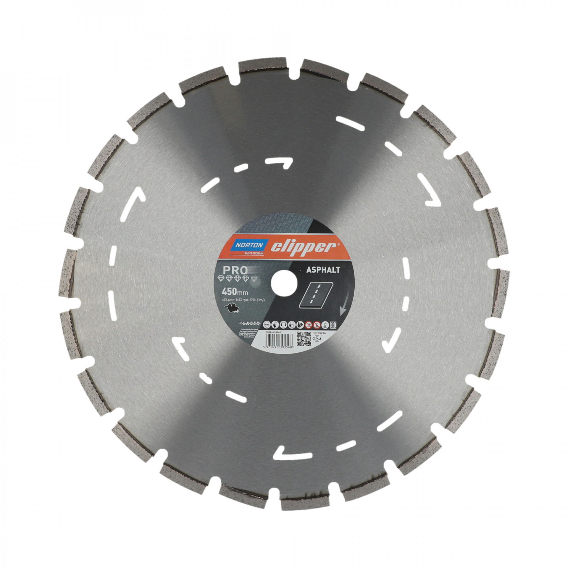 Norton Clipper Pro Asphalt gyémánt vágókorong Ø450x25,4 mm termék fő termékképe