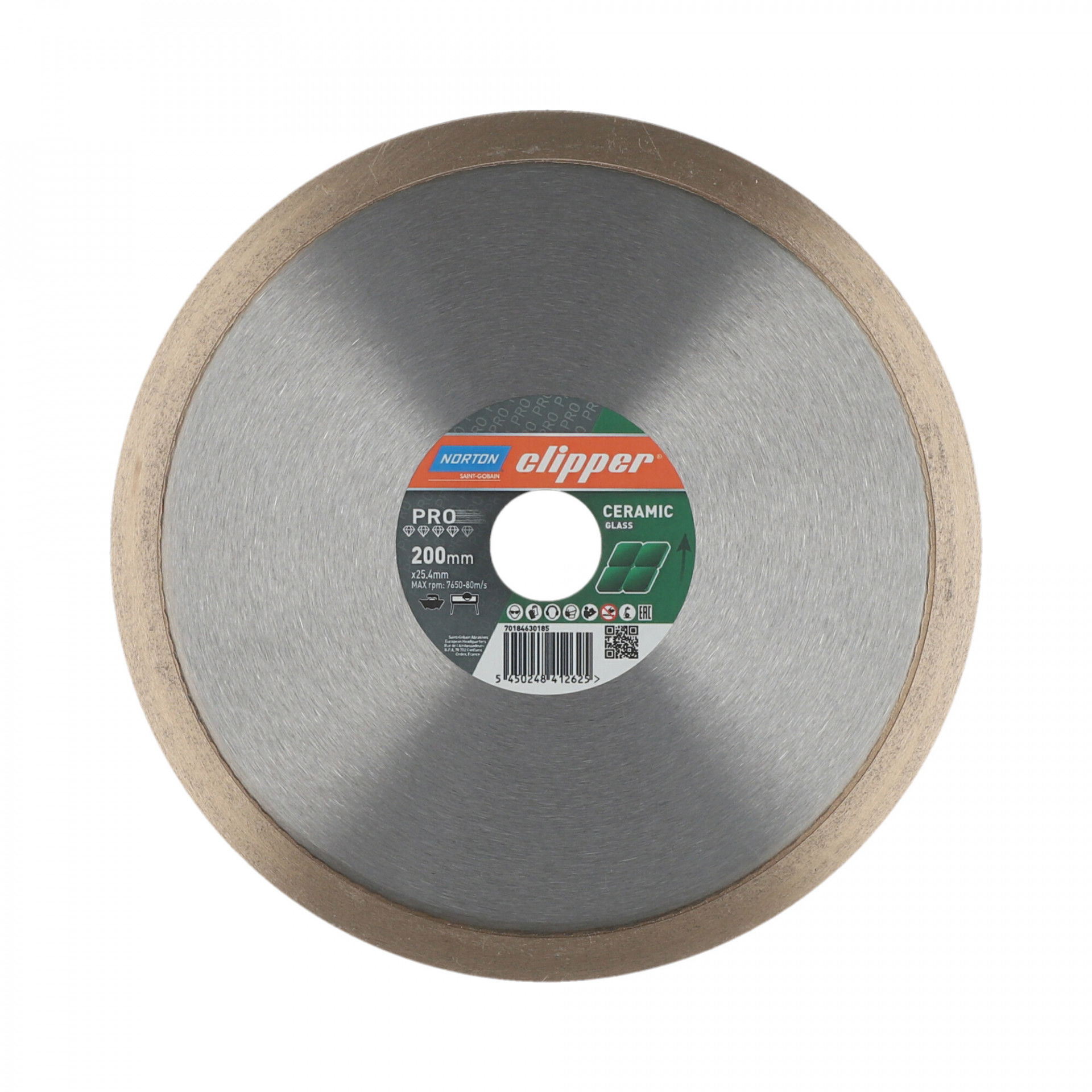 Norton Clipper Pro Ceramic Glass gyémánt vágókorong Ø200x25,4 mm termék fő termékképe