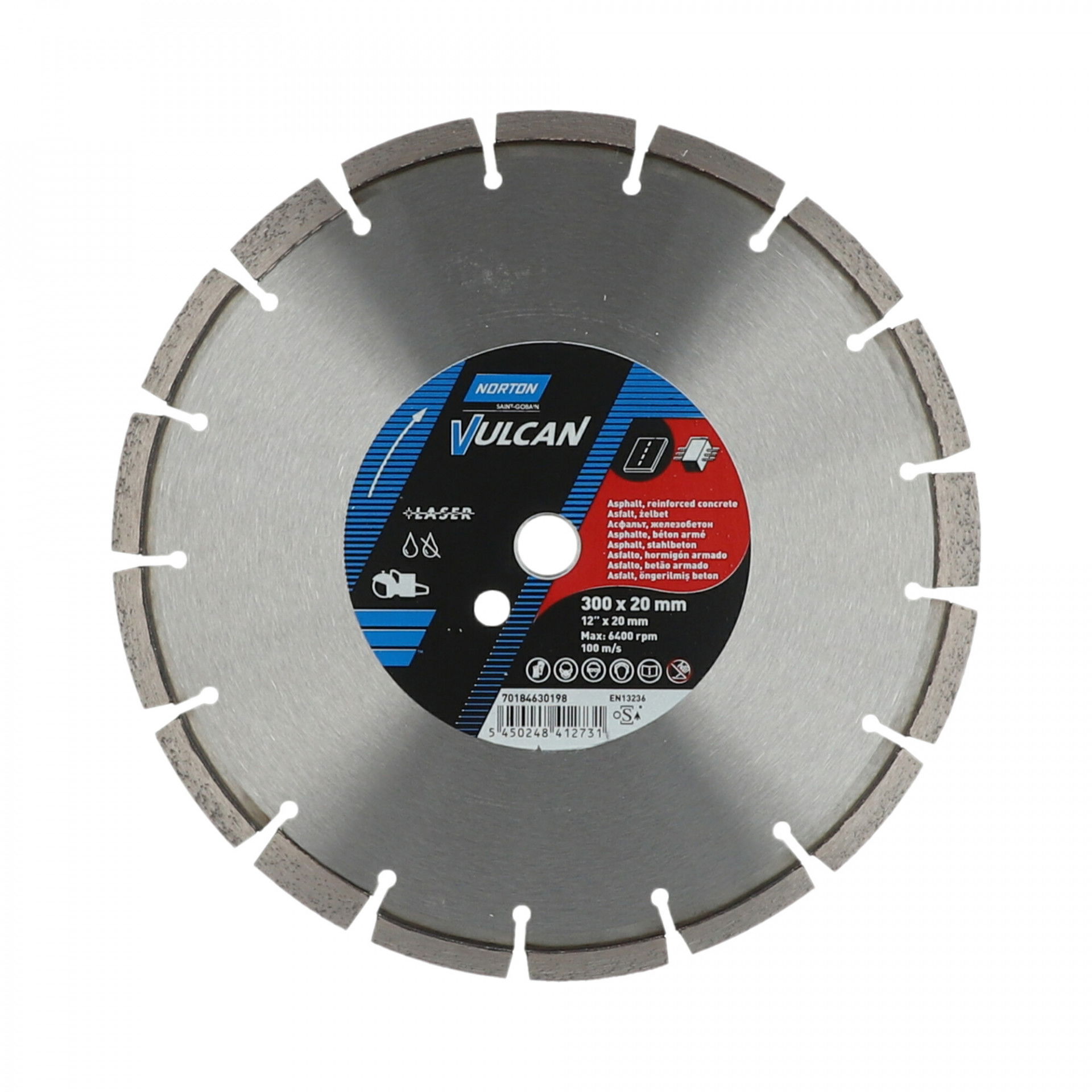 Norton Vulcan Combo gyémánt vágókorong Ø300x20 mm termék fő termékképe