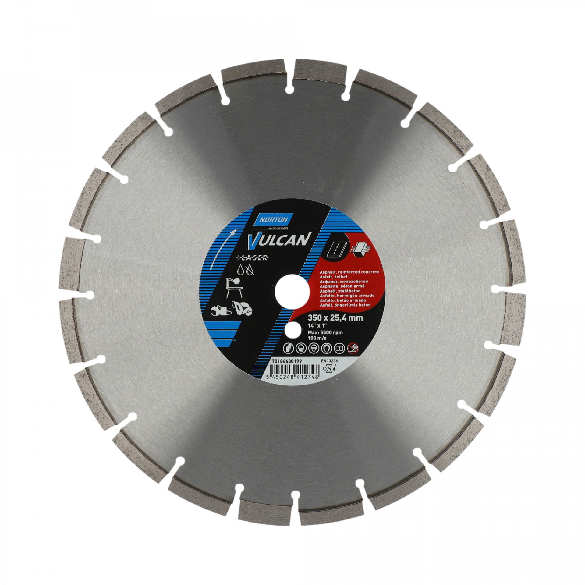 Norton Vulcan Combo gyémánt vágókorong Ø350x25,4 mm termék fő termékképe