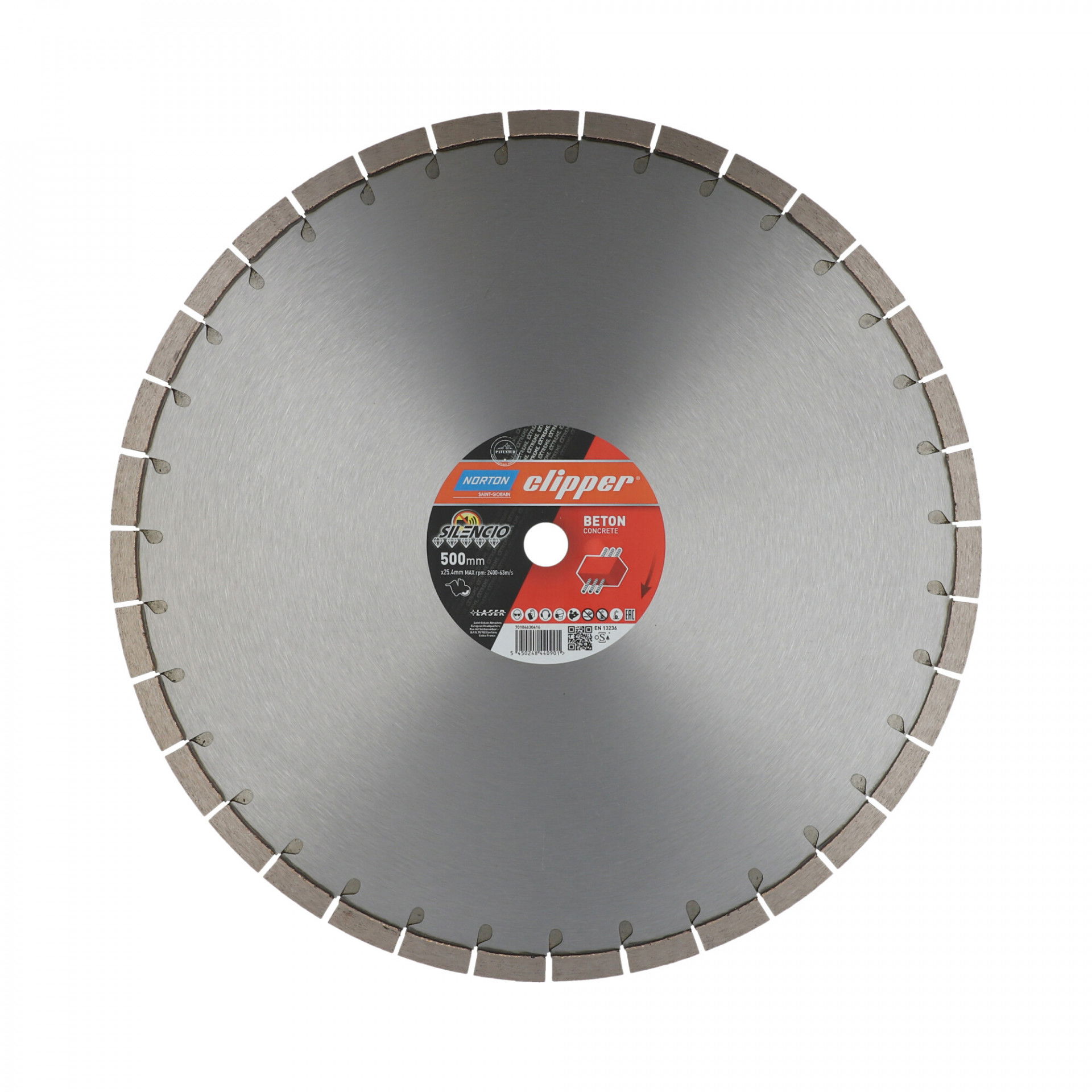 Norton Clipper Extreme Beton Silencio gyémánt vágókorong Ø500x25,4 mm termék fő termékképe