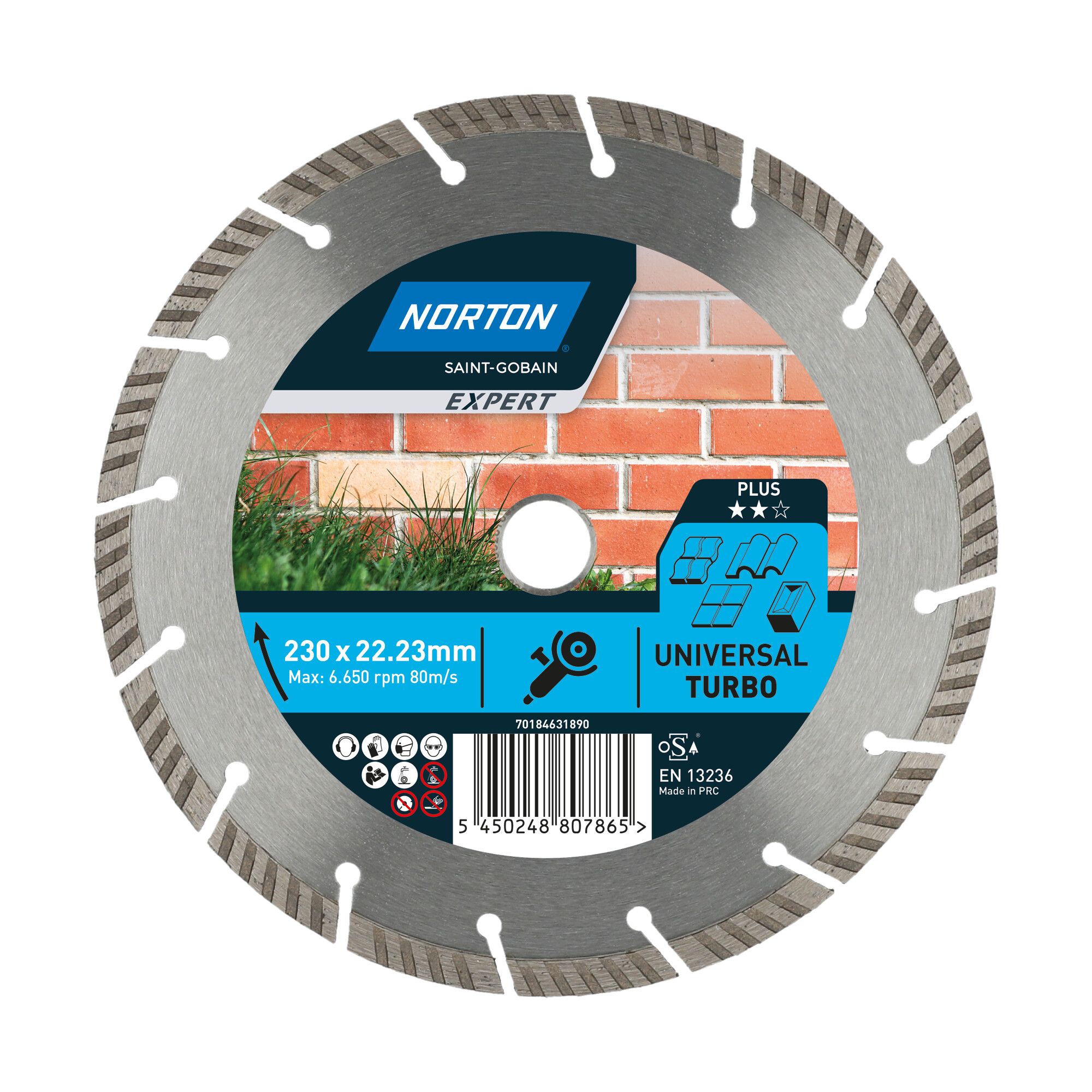 Norton Expert Universal Laser gyémánt vágókorong Ø230x22,23 mm termék fő termékképe