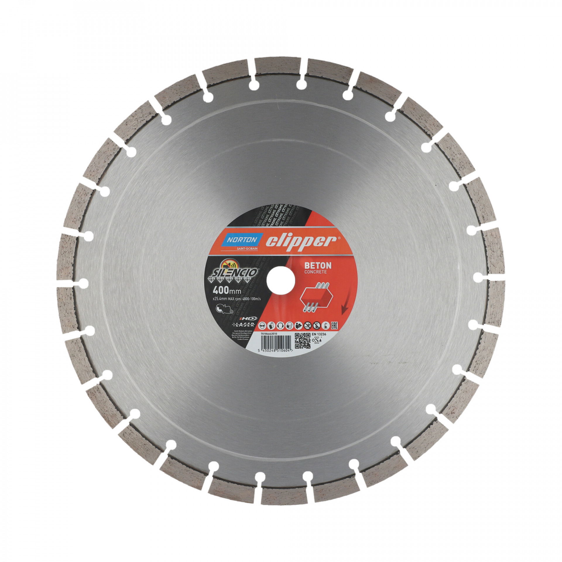 Norton Clipper Extreme Beton Silencio gyémánt vágókorong Ø400x25,4 mm termék fő termékképe