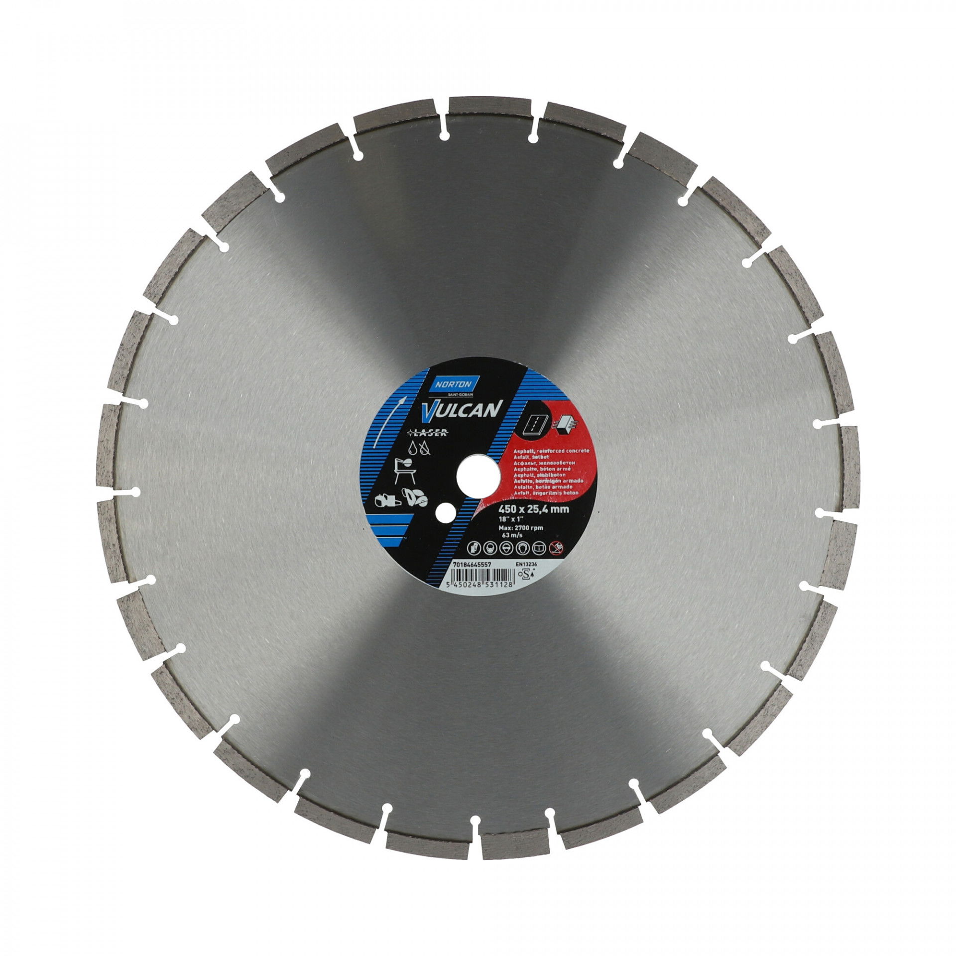 Norton Vulcan Combo gyémánt vágókorong Ø450x25,4 mm termék fő termékképe