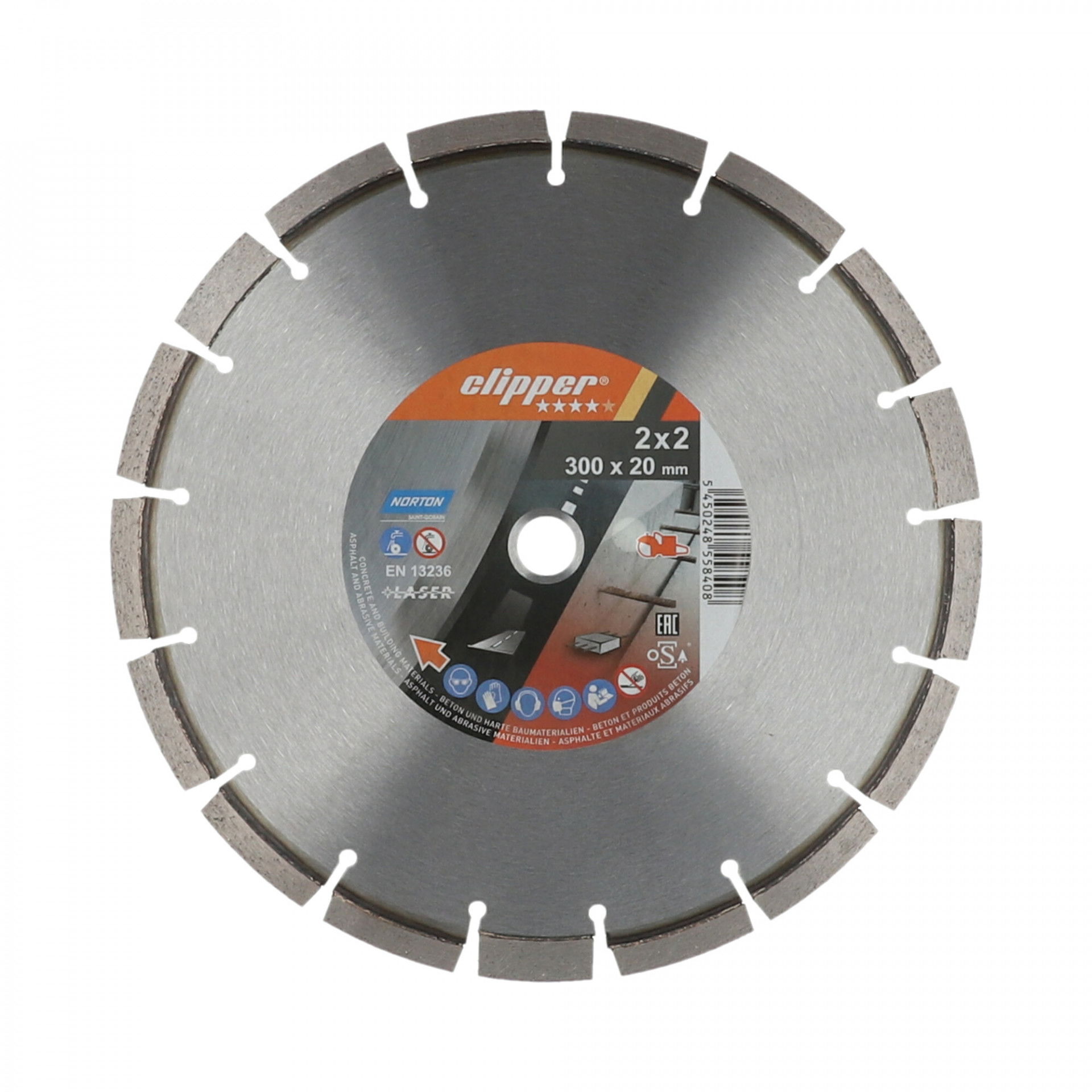 Norton Clipper Pro 2X2 Explorer gyémánt vágókorong Ø300x20 mm termék fő termékképe