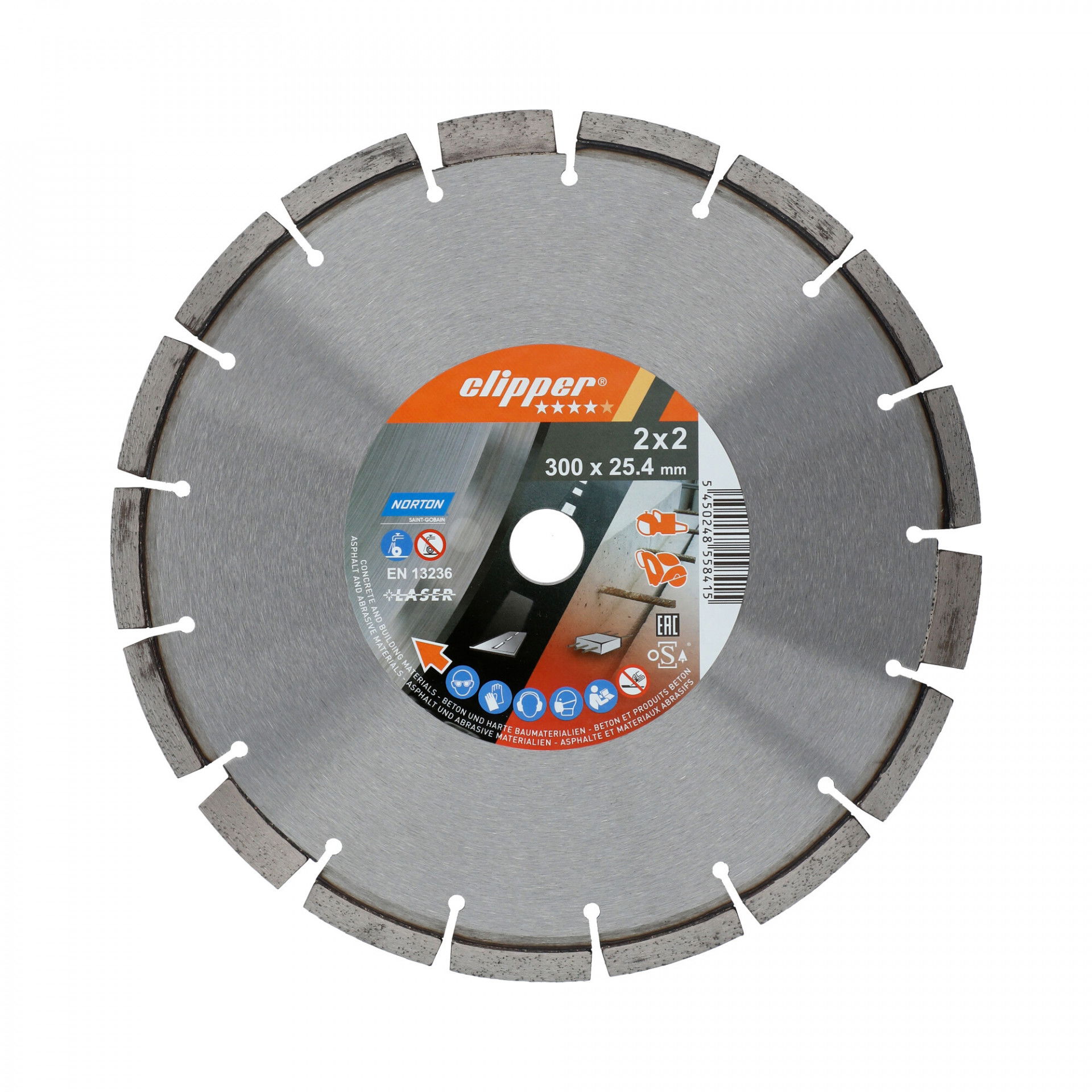 Norton Clipper Pro 2X2 Explorer gyémánt vágókorong Ø300x25,4 mm termék fő termékképe