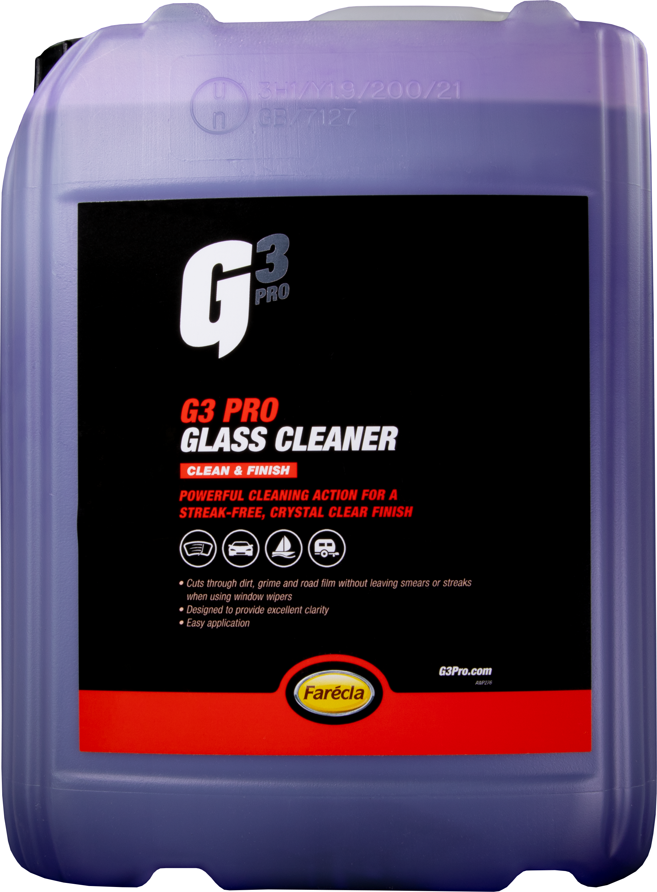 Farécla G3 Pro Glass Cleaner üvegtisztító 5 liter termék fő termékképe