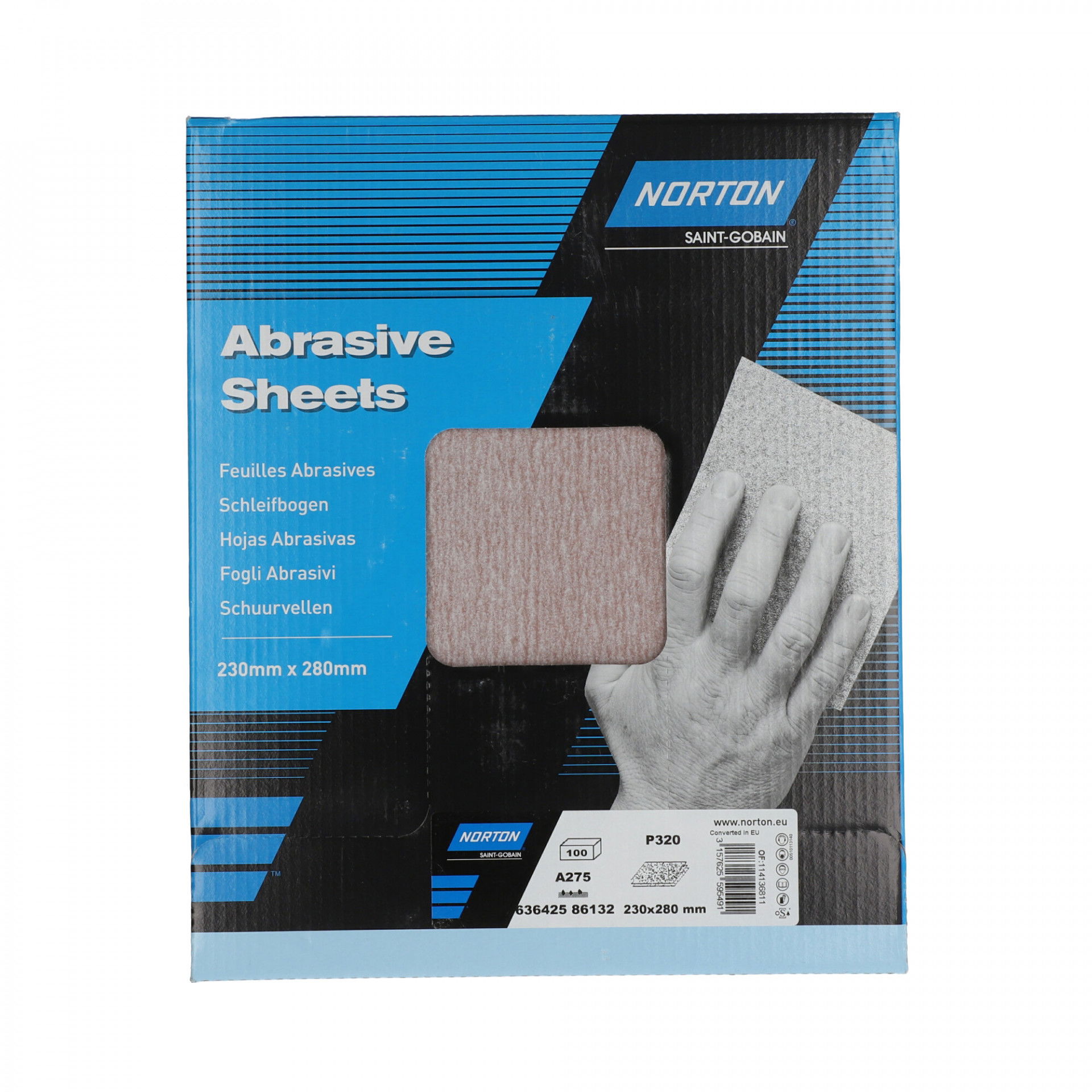 Norton Pro A275 No-Fil® csiszolópapír 230x280mm P320 termék fő termékképe