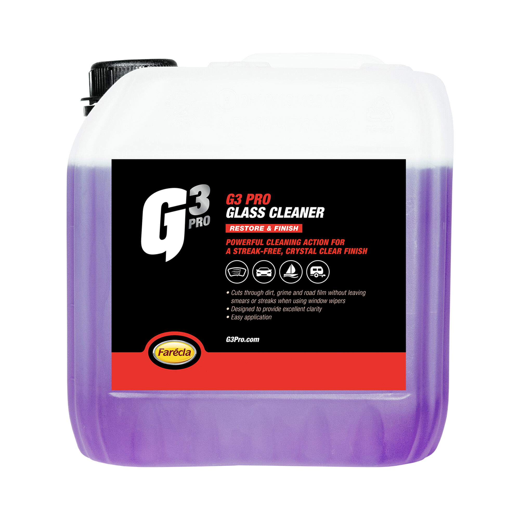 Farécla G3 Pro Glass Cleaner üvegtisztító 1 gallon termék fő termékképe