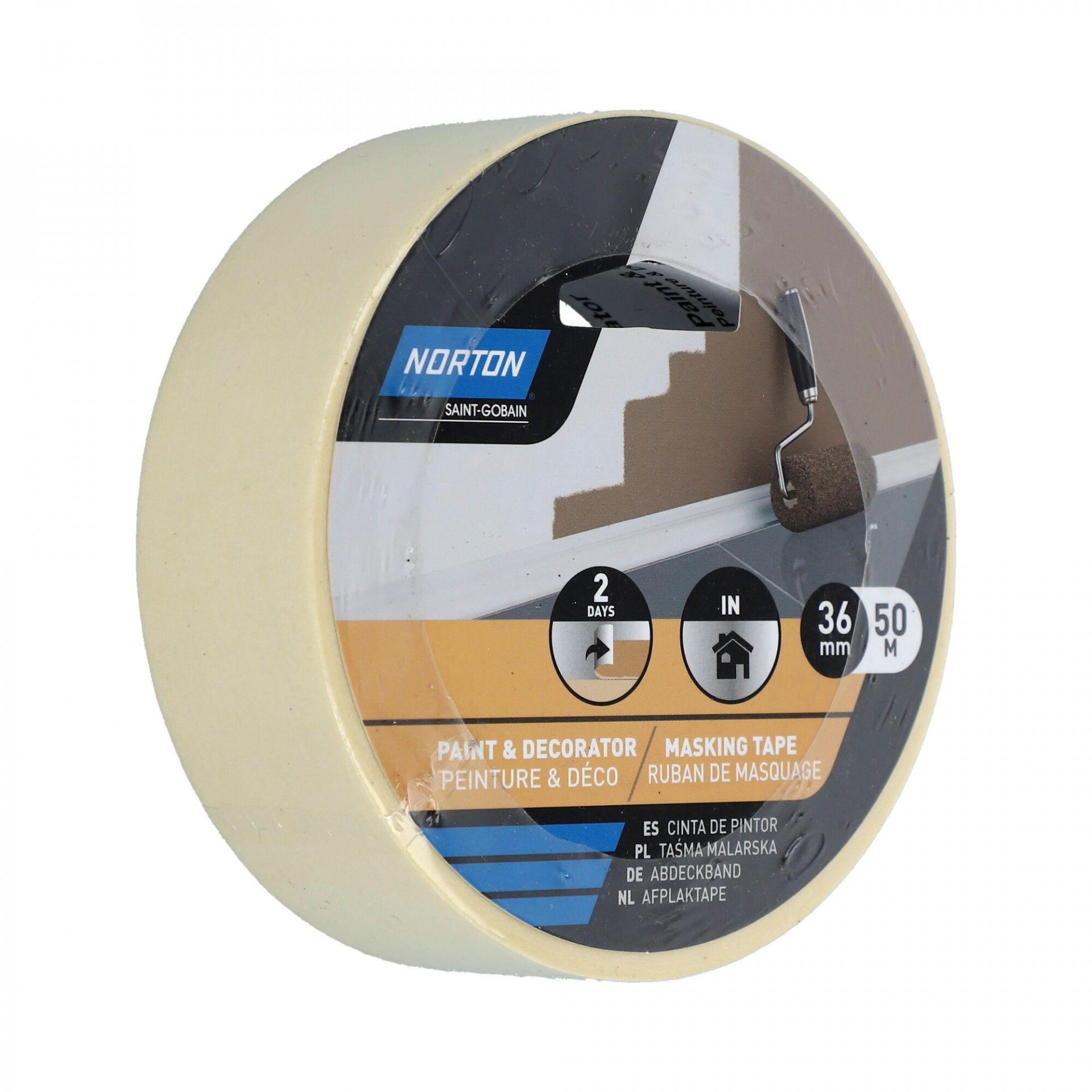 Norton Paint & Decorator festőszalag 36mmx50m, 24 db/csomag termék fő termékképe