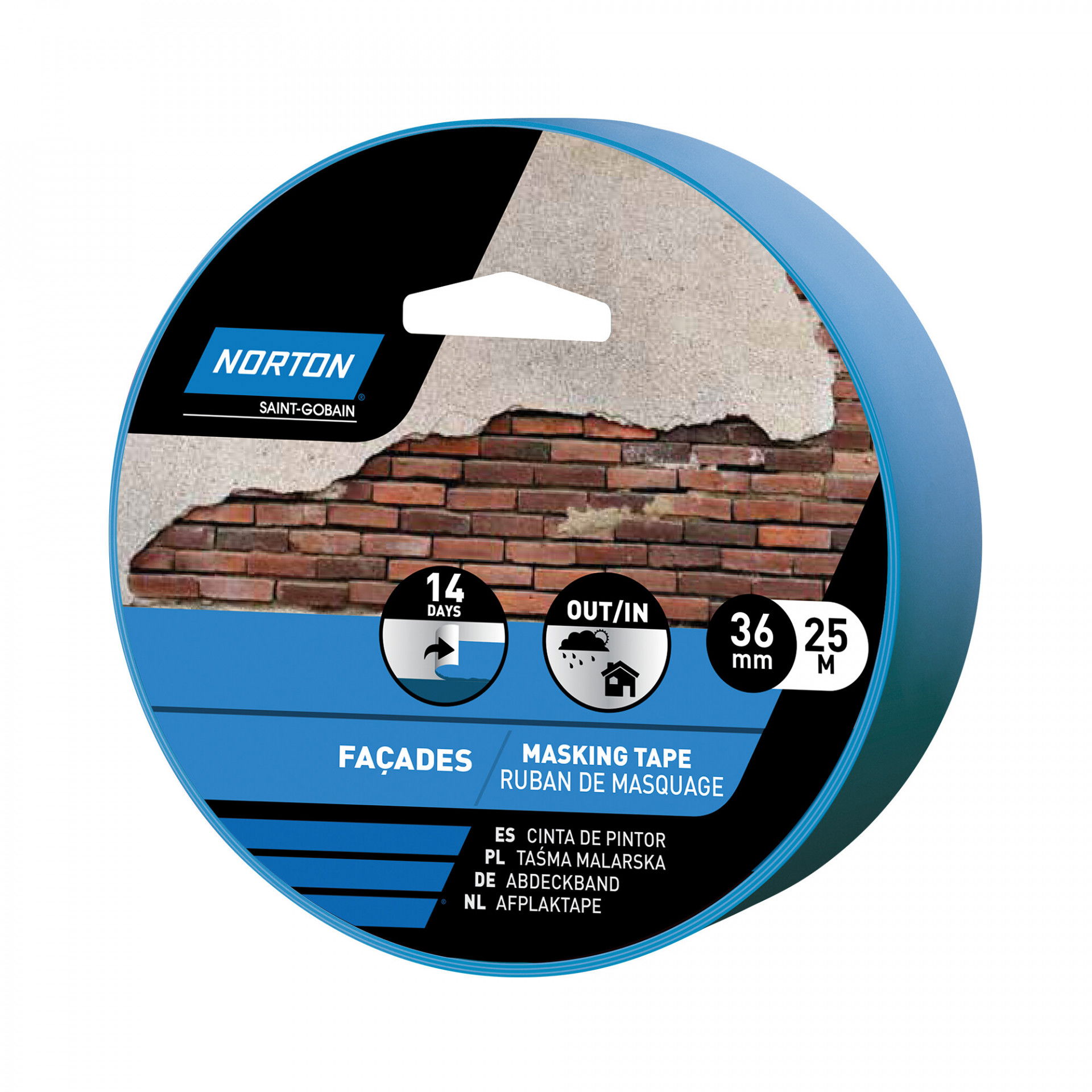 Norton Façade maszkoló szalag 36mmx50m, 15 db/csomag termék fő termékképe