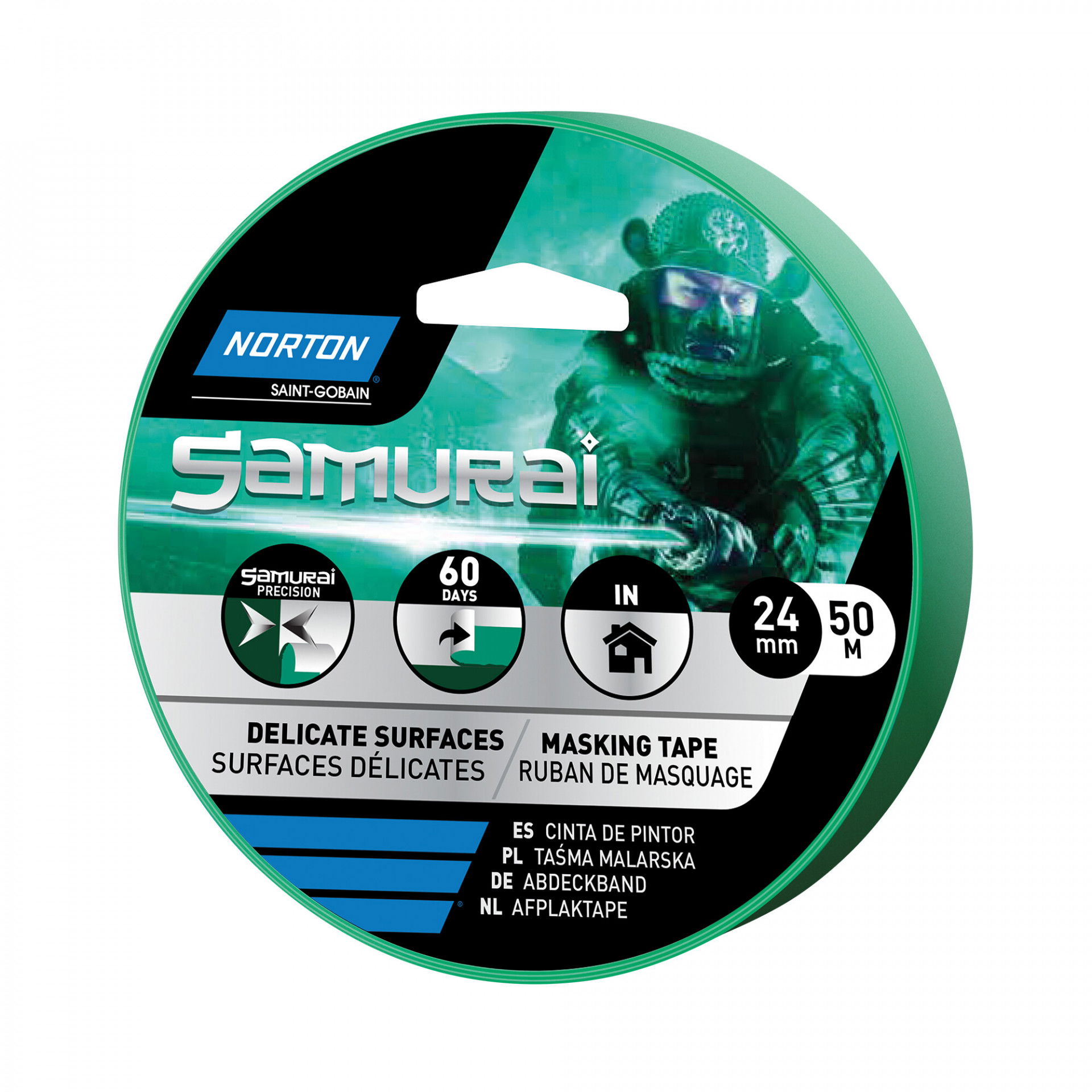 Norton Samurai Delicate Surfaces maszkoló szalag 24mmx50m, 36 db/csomag termék fő termékképe