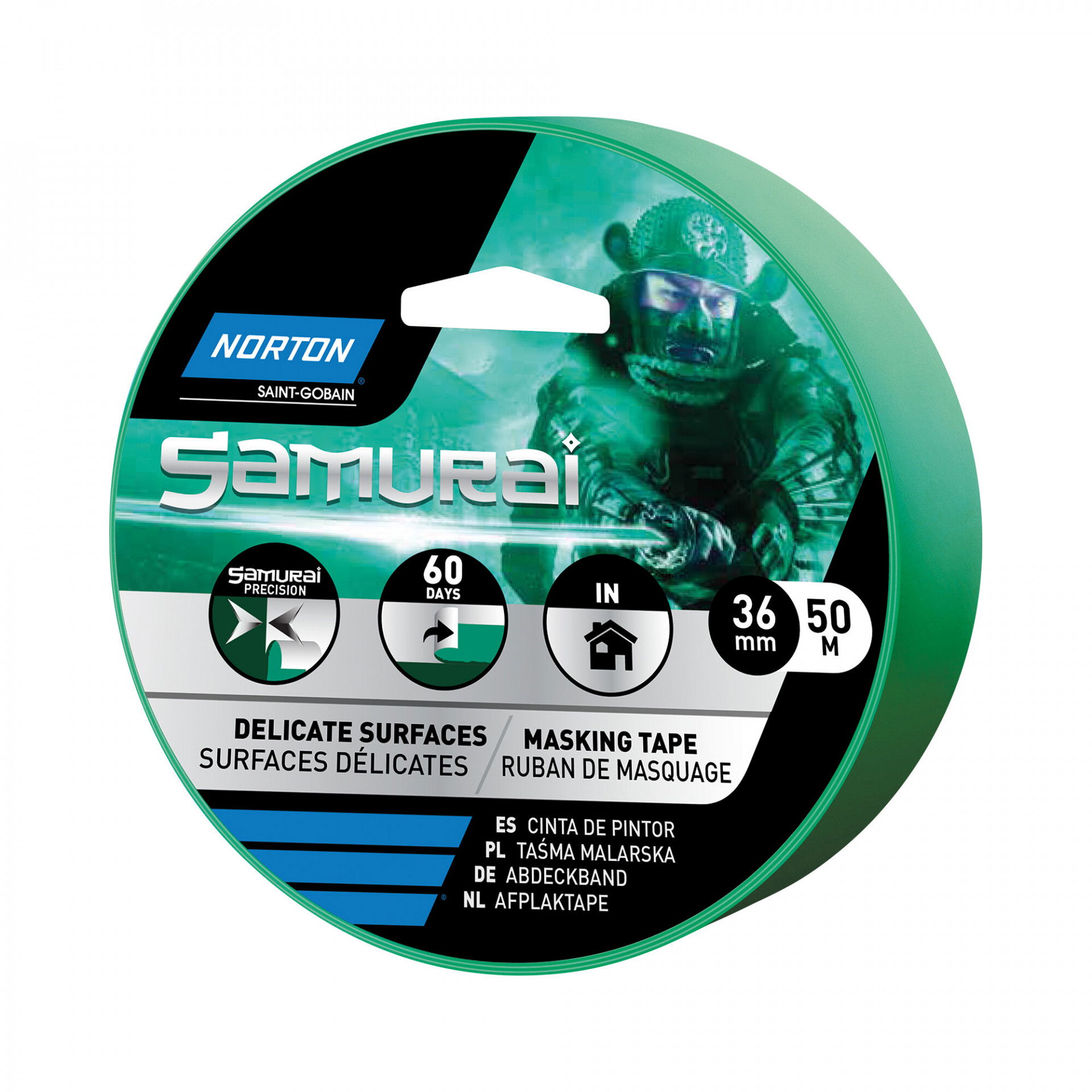 Norton Samurai Delicate Surfaces maszkoló szalag 36mmx50m, 24 db/csomag termék fő termékképe