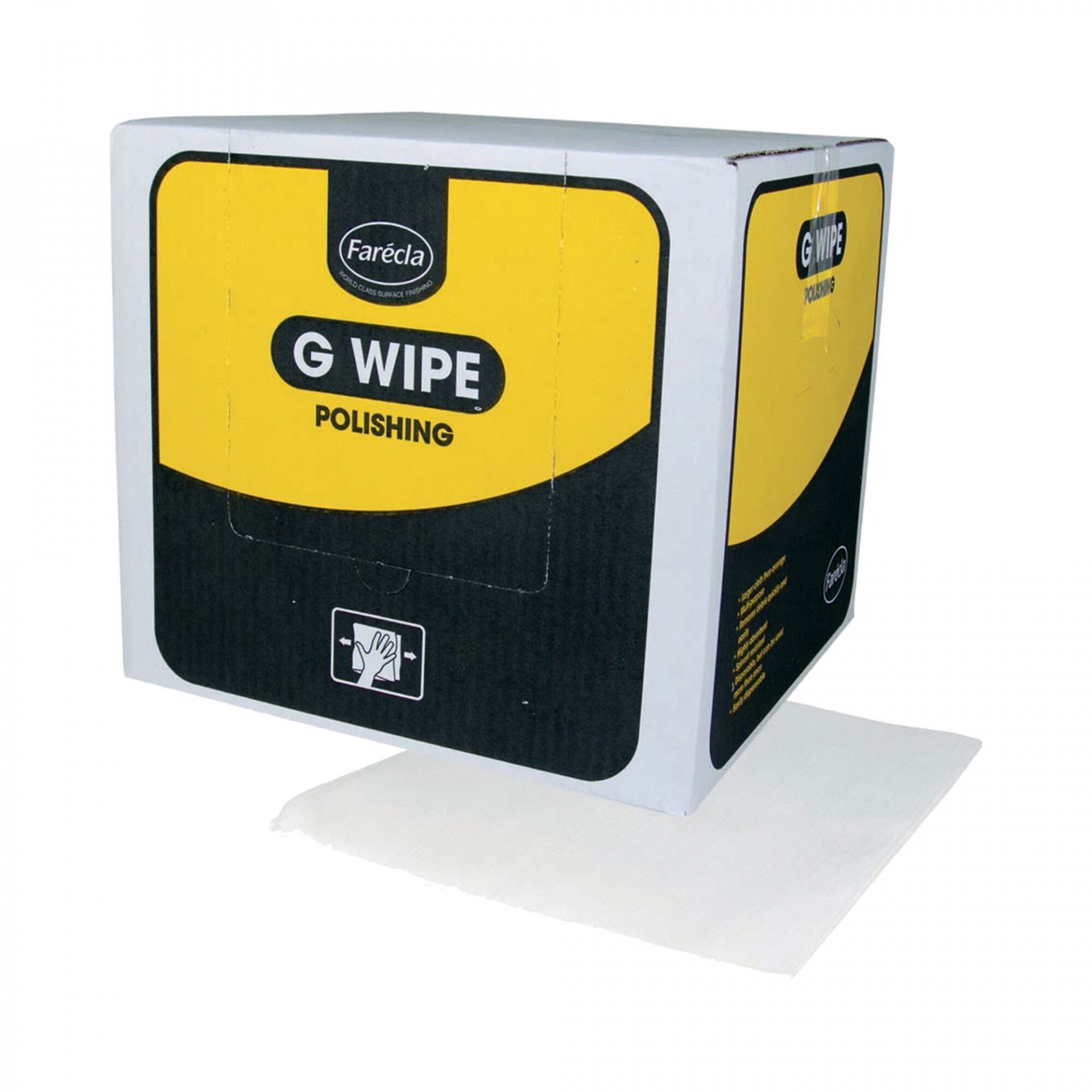 Farécla G Plus Polishing Wipes (polírozó tisztítókendő) 580 x 530mm, 100 db/csomag termék fő termékképe