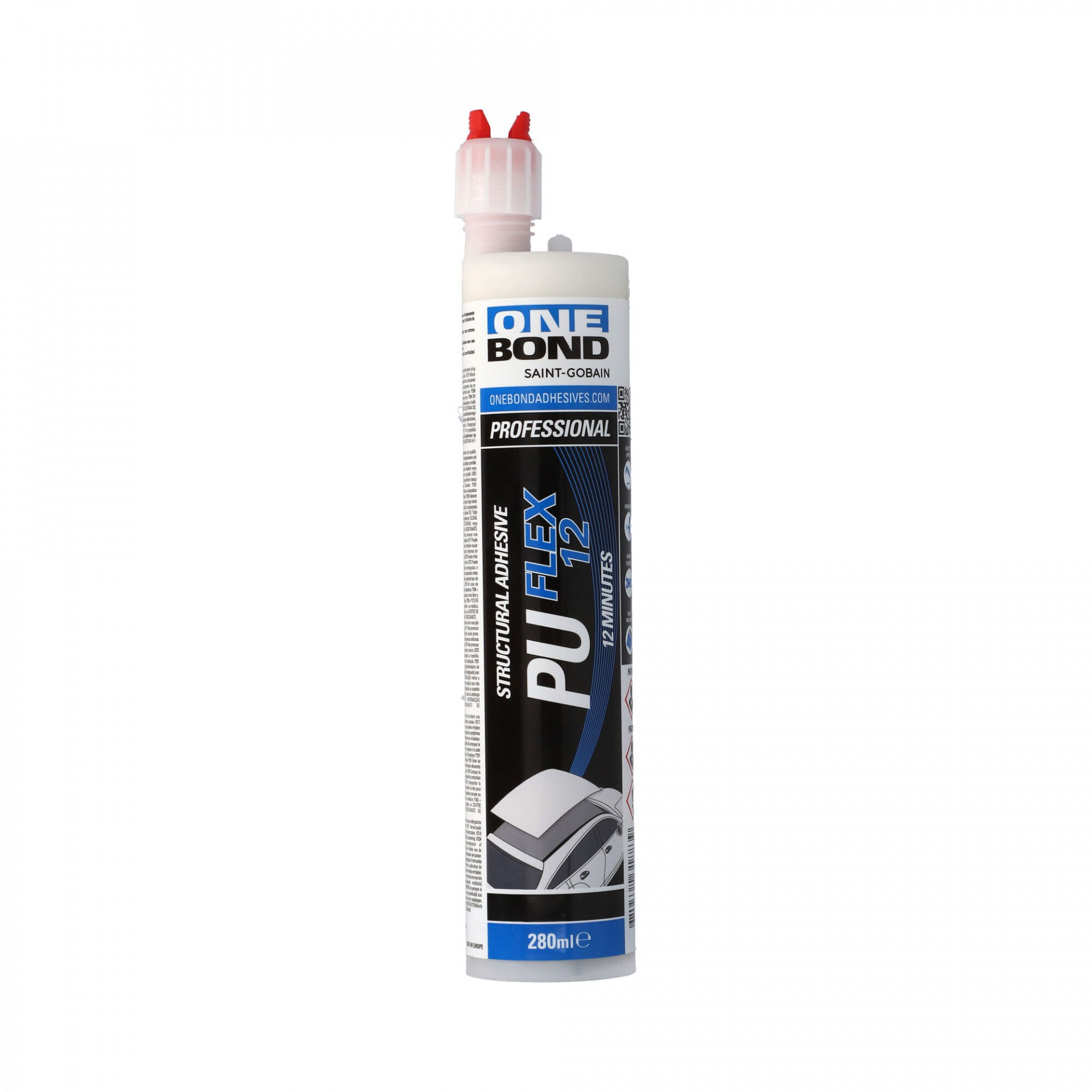 OneBond PU Flex 12 szerkezeti ragasztó 280ml, 12 db/csomag termék fő termékképe