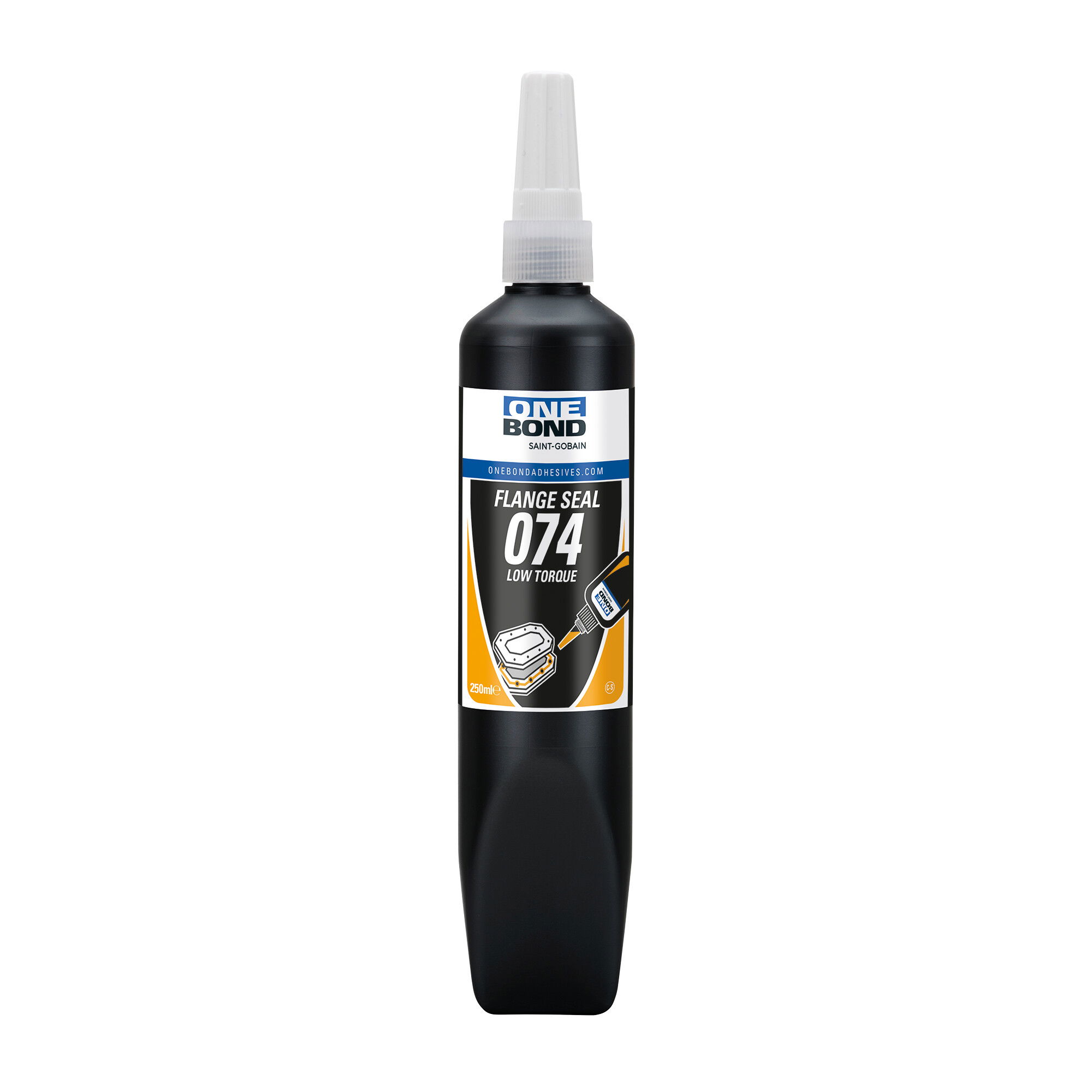 OneBond 074 menetrögzítő és tömítő 250ml, 10 db/csomag termék fő termékképe