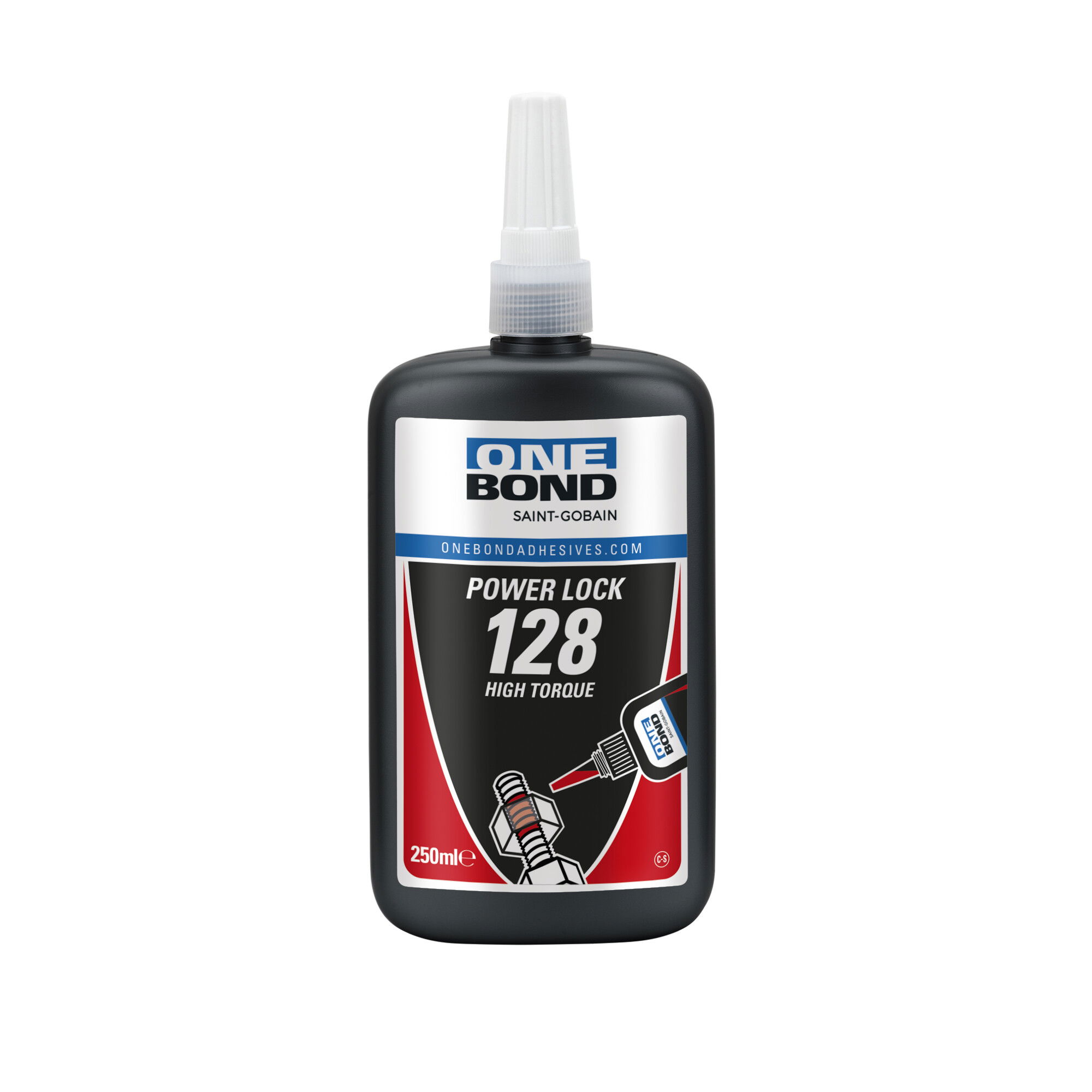 OneBond 128 menetrögzítő és tömítő 250ml, 10 db/csomag termék fő termékképe