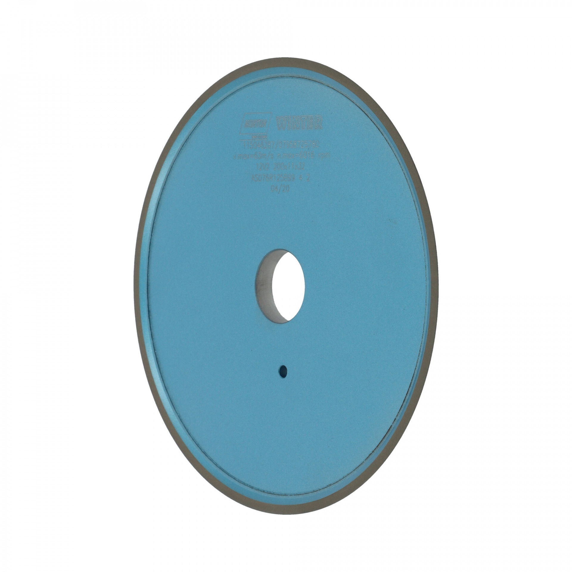 Norton Gyémánt köszörűkorong Ø200x4x2 mm ASD76 R125 B99 termék fő termékképe