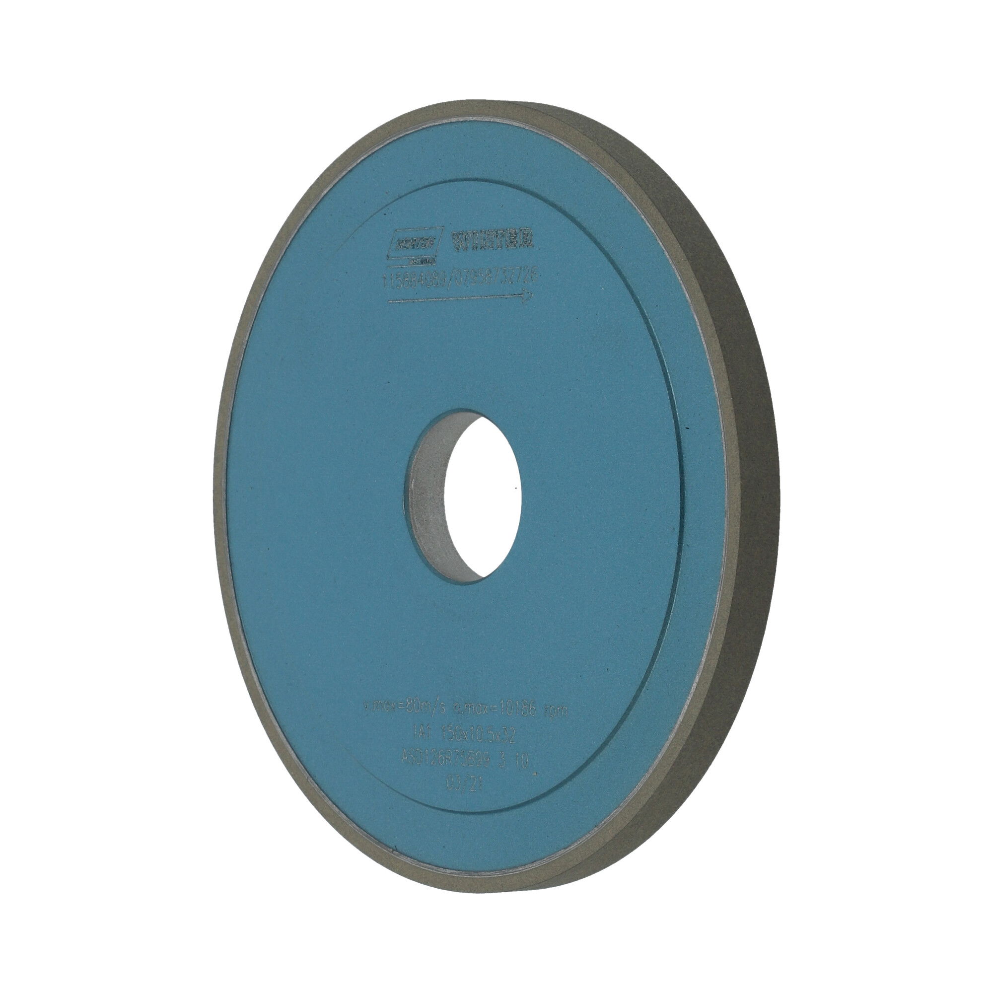 Norton Gyémánt köszörűkorong Ø150x10x3 mm ASD126 R75 B99 termék fő termékképe