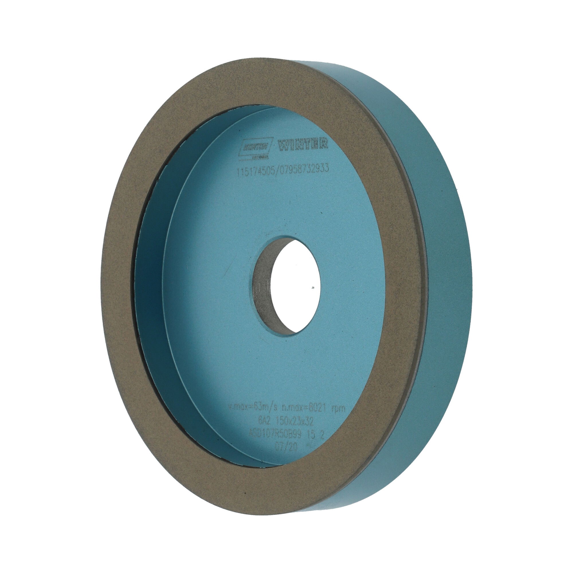 Norton Gyémánt köszörűkorong Ø150x15x2 mm ASD107 R50 B99 termék fő termékképe