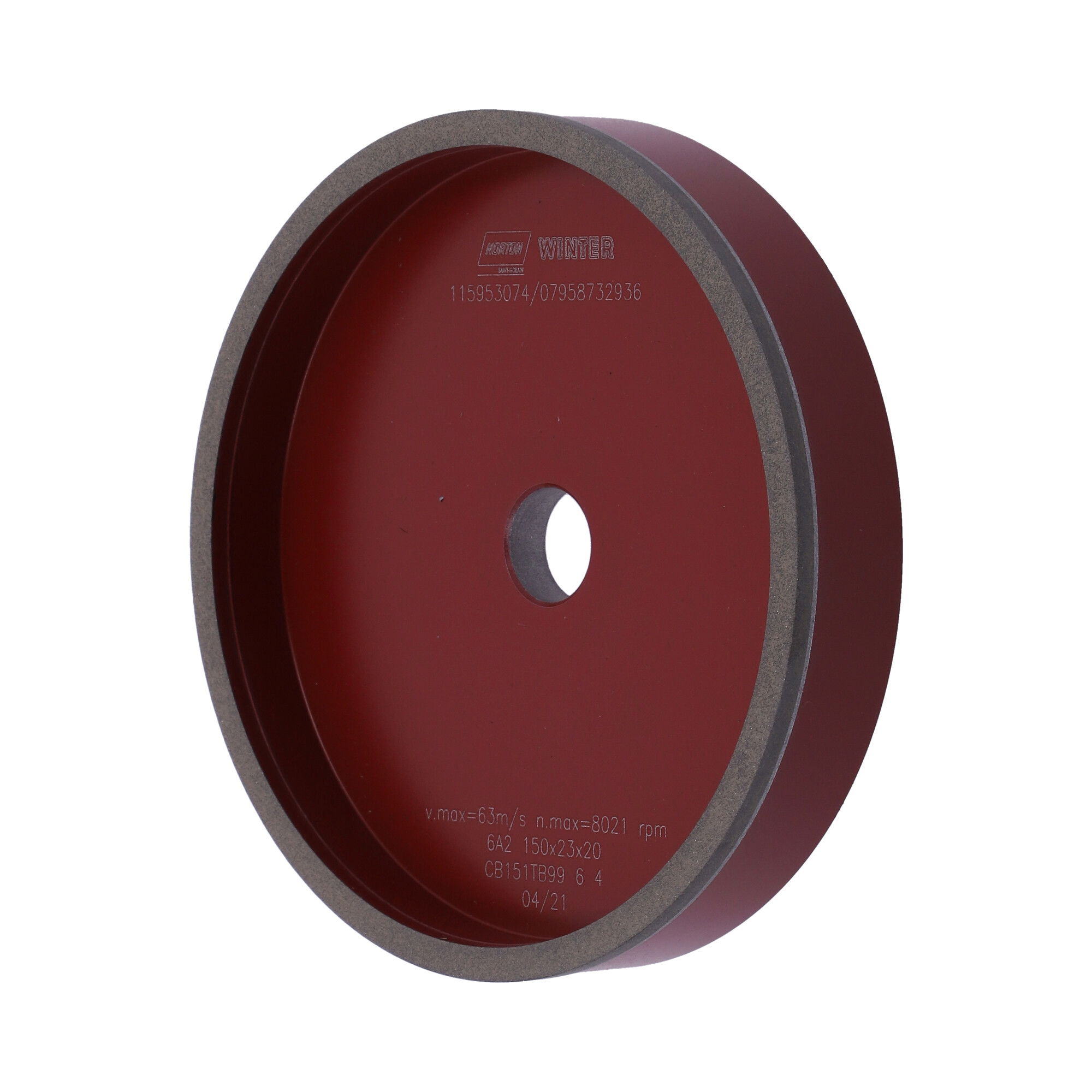 Norton CBN köszörűkorong Ø150x6x4 mm CB151 T B99 termék fő termékképe