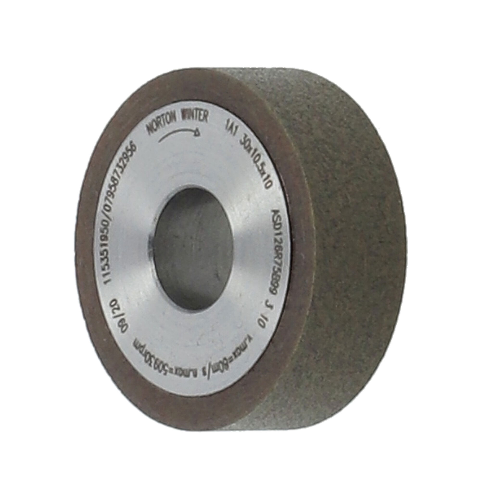 Norton Gyémánt köszörűkorong Ø30x10x3 mm ASD126 R75 B99 termék fő termékképe