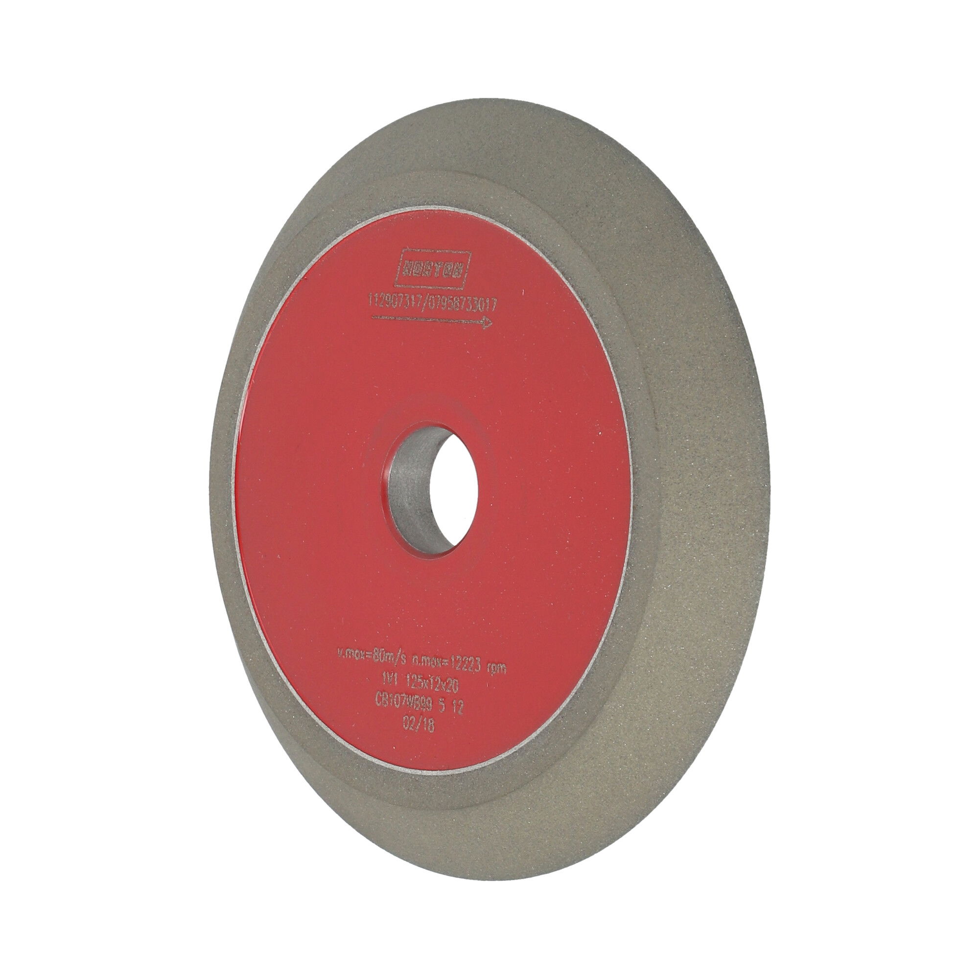 Norton CBN köszörűkorong Ø100x15x5 mm CBN107 W B99 20º termék fő termékképe