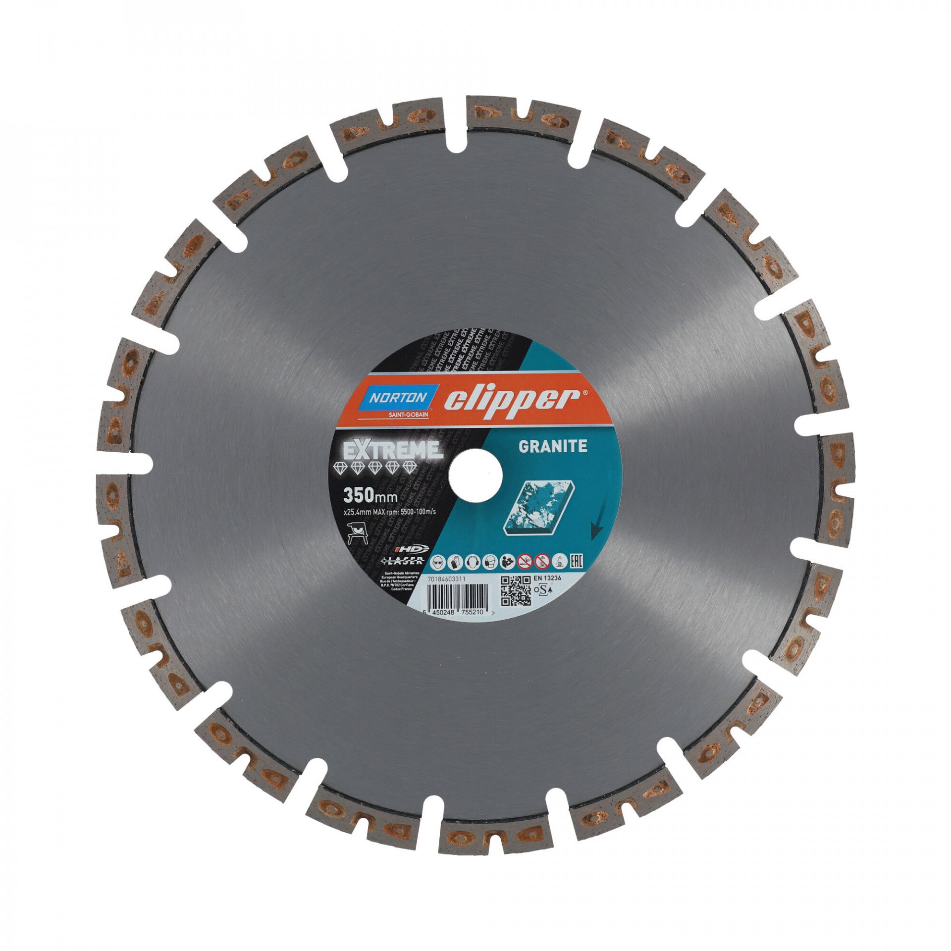 Norton Clipper Extreme Granite gyémánt vágókorong Ø350x25,4 mm termék fő termékképe