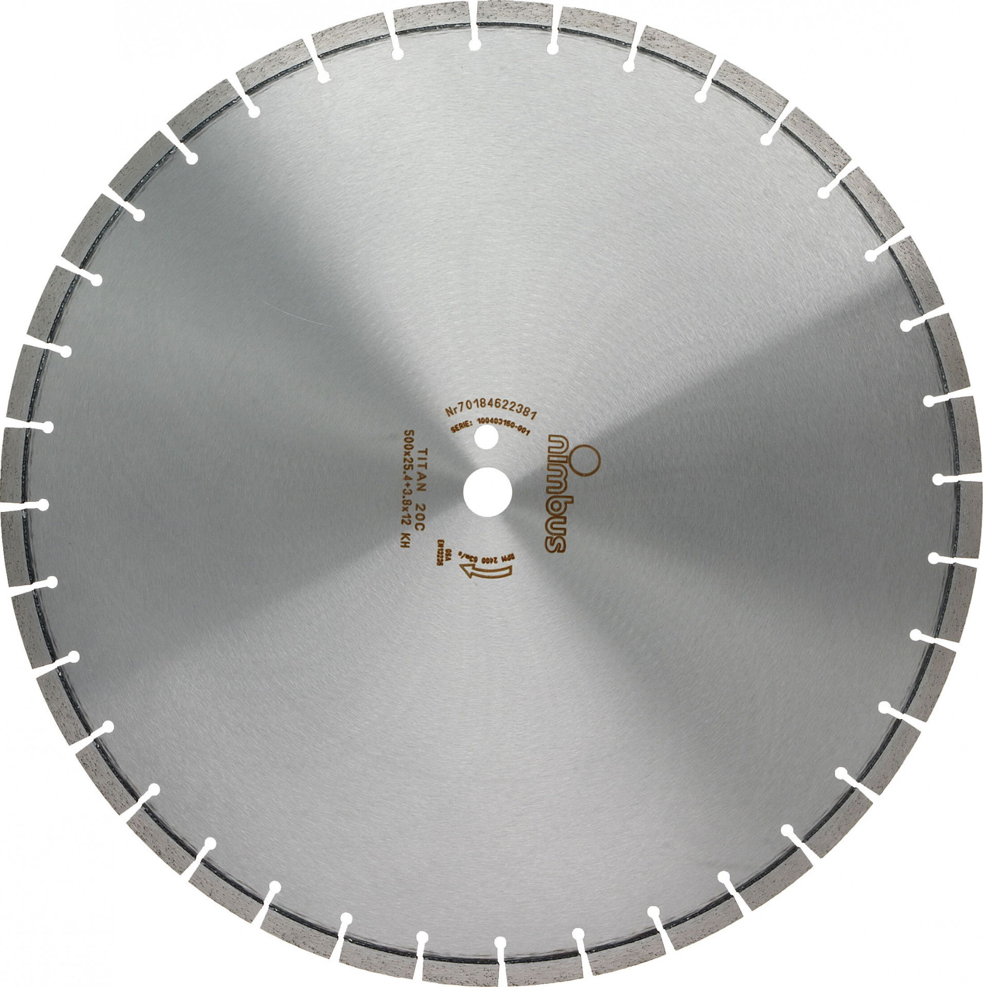 Corax Nimbus TITAN-X 20 gyémánt vágókorong Ø500x25,4 mm termék fő termékképe