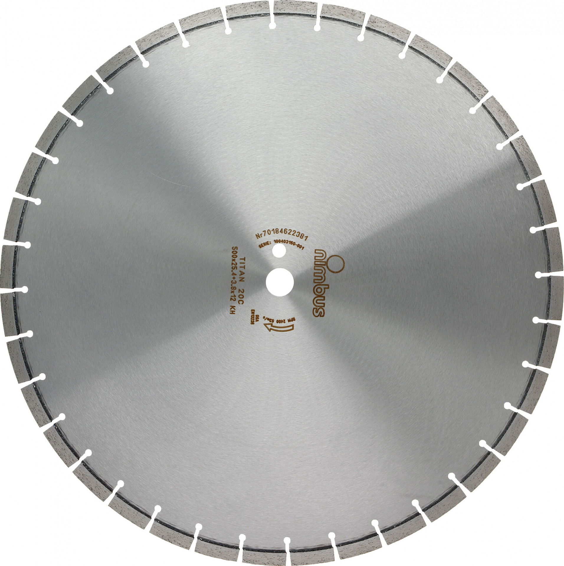 Norton Clipper Titan-X 35 gyémánt vágókorong Ø600x25,4 mm termék fő termékképe