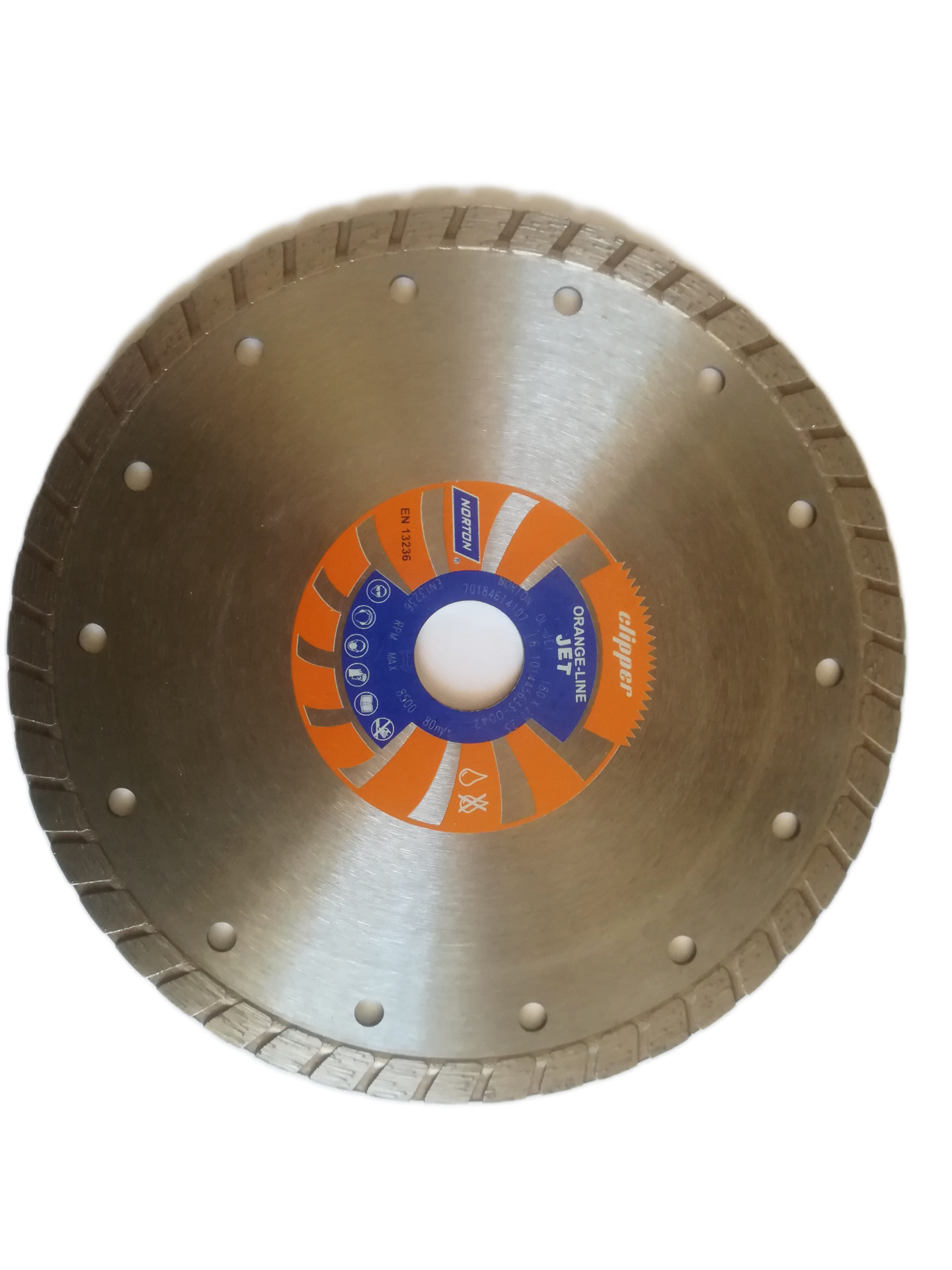 Norton Orange Line Jet Turbo gyémánt vágókorong Ø180x22,23 mm termék fő termékképe