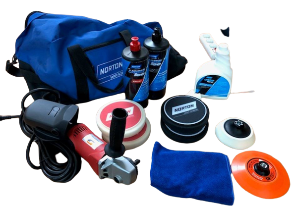 Norton Polírozó készlet elektromos polírozógéppel termék fő termékképe
