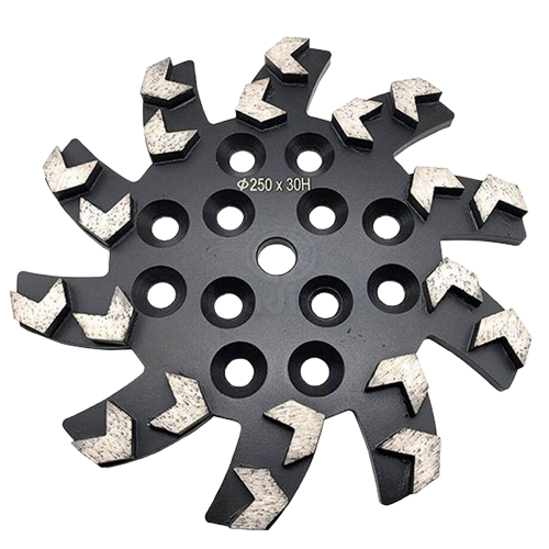 Corax Pro 8501 Gyémánt betoncsiszoló tárcsa csillag, nyíl extrém puha Ø250x19 mm termék fő termékképe