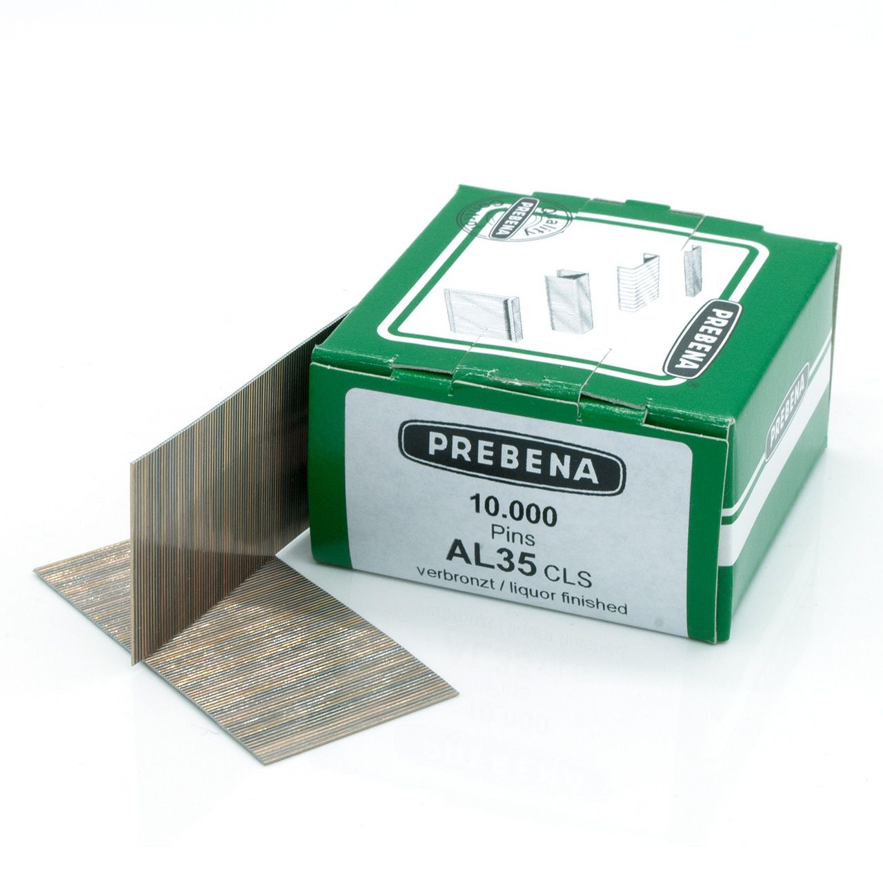 Prebena AL35CLS acél tűszeg 10000 db/csomag termék fő termékképe