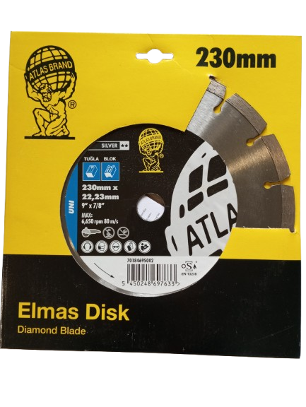 Atlas Universal Silver gyémánt vágókorong Ø230x22,23 mm termék fő termékképe