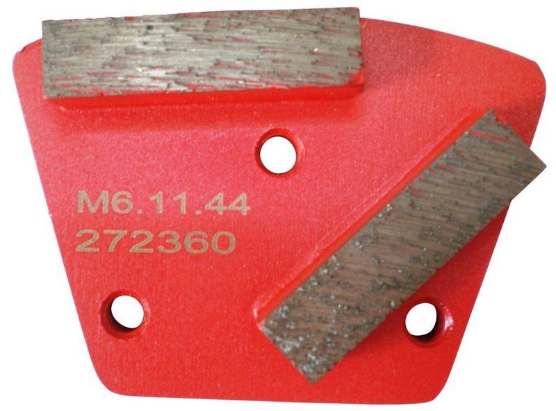 Corax Pro 8506 Gyémánt betoncsiszoló szegmens 3 lyukú, M6, közepes  40x10x10 mm P40 termék fő termékképe