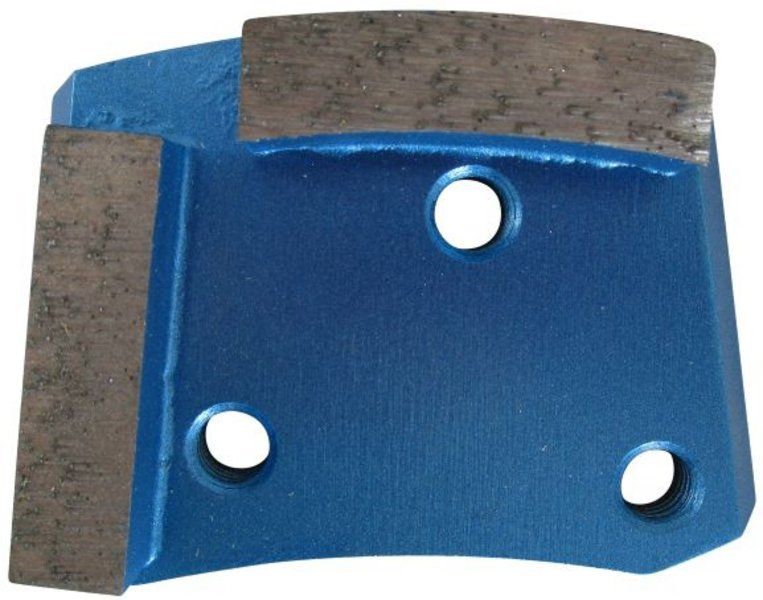 Corax Pro 8508 Gyémánt betoncsiszoló szegmens 3 lyukú, M8/QC, puha 40x10x10 mm P40 termék fő termékképe