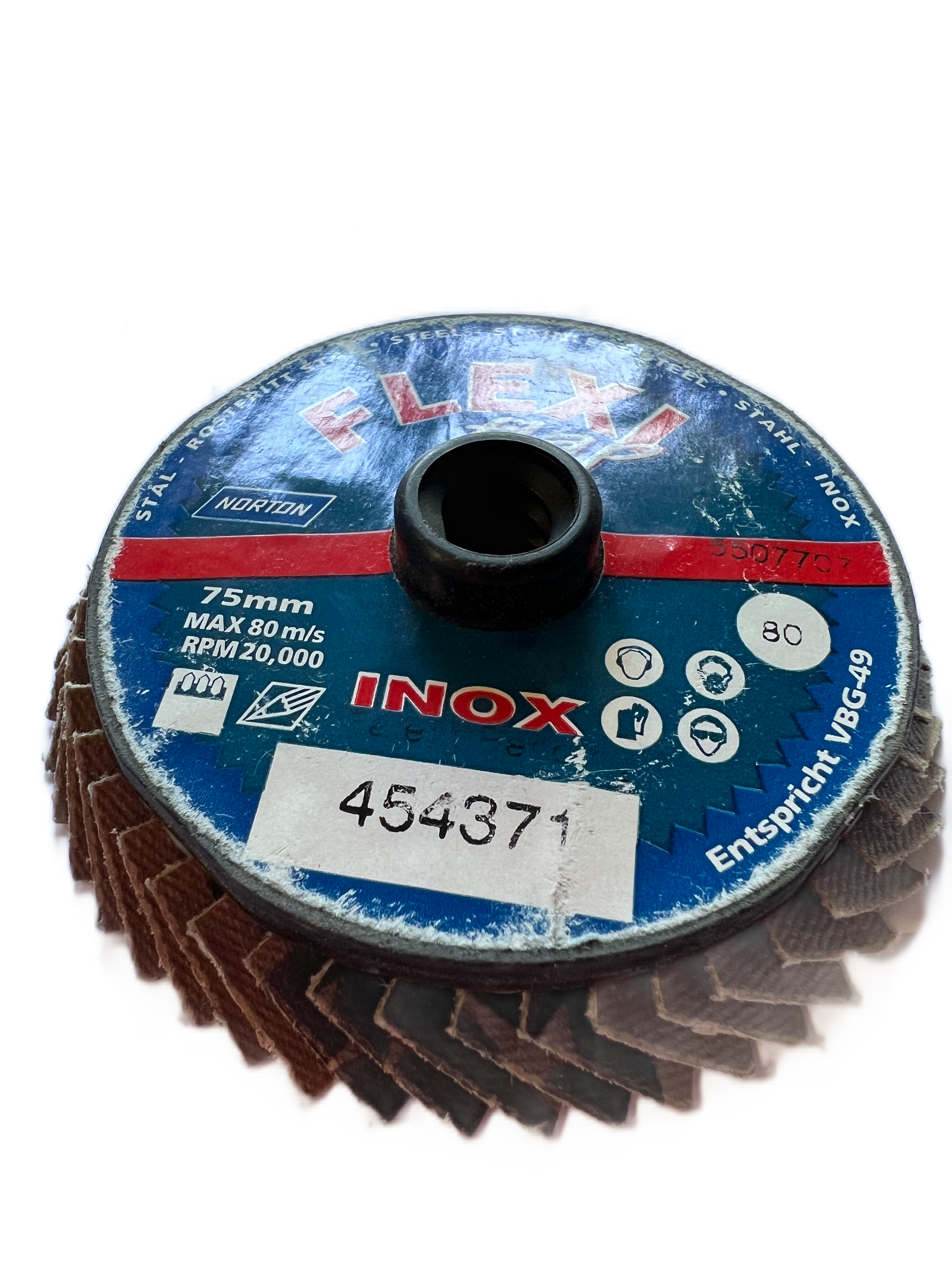 Norton Flexi-Flap lamellás csiszolókoron Ø75mm P80 termék fő termékképe