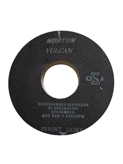Norton Egyenes köszörűkorong Ø350x40x127 mm 37C 46 M VK termék fő termékképe