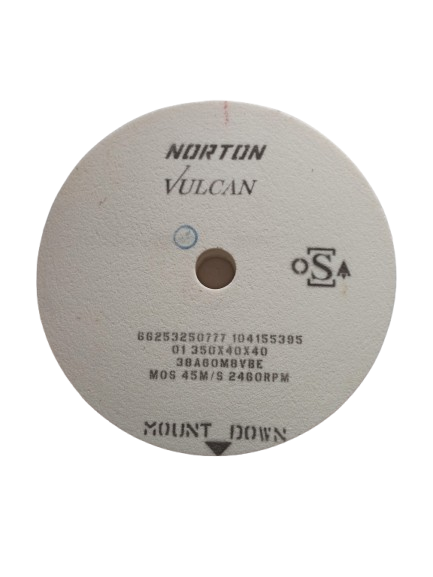 Norton Egyenes köszörűkorong Ø350x40x40 mm 10A 60 M VBE termék fő termékképe