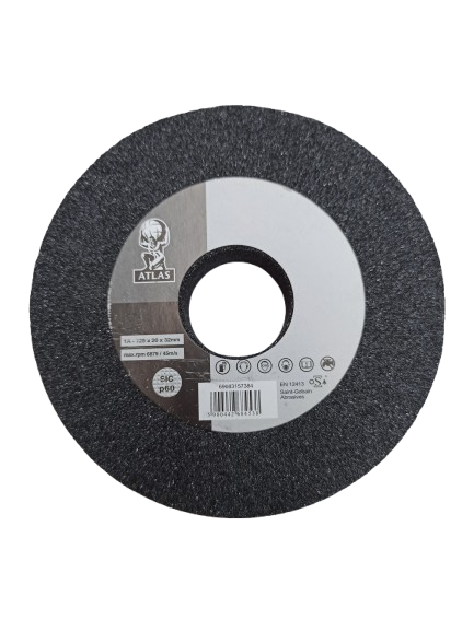 Atlas Egyenes köszörűkorong Ø125x20x32 mm 37C 60 K VK termék fő termékképe