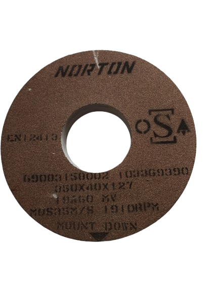 Norton Egyenes köszörűkorong Ø350x40x127 mm 19A 60 M V termék fő termékképe