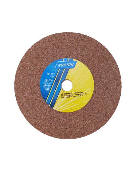 Norton Egyenes köszörűkorong Ø200x20x20 mm 38A 60 M 8V termék fő termékképe