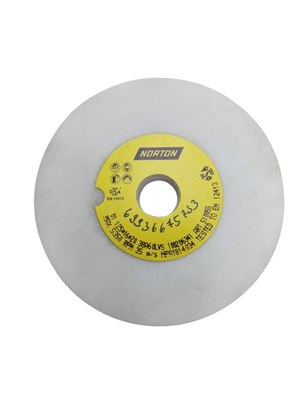 Norton Egyenes köszörűkorong Ø125x16x20 mm 38A 60 L VS termék fő termékképe