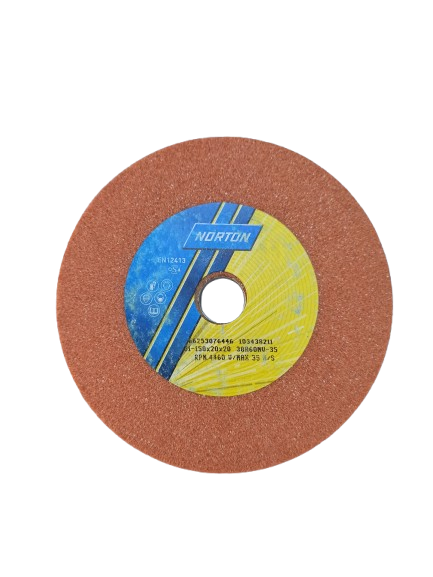 Norton Egyenes köszörűkorong Ø150x20x20 mm 38A 60 M V termék fő termékképe